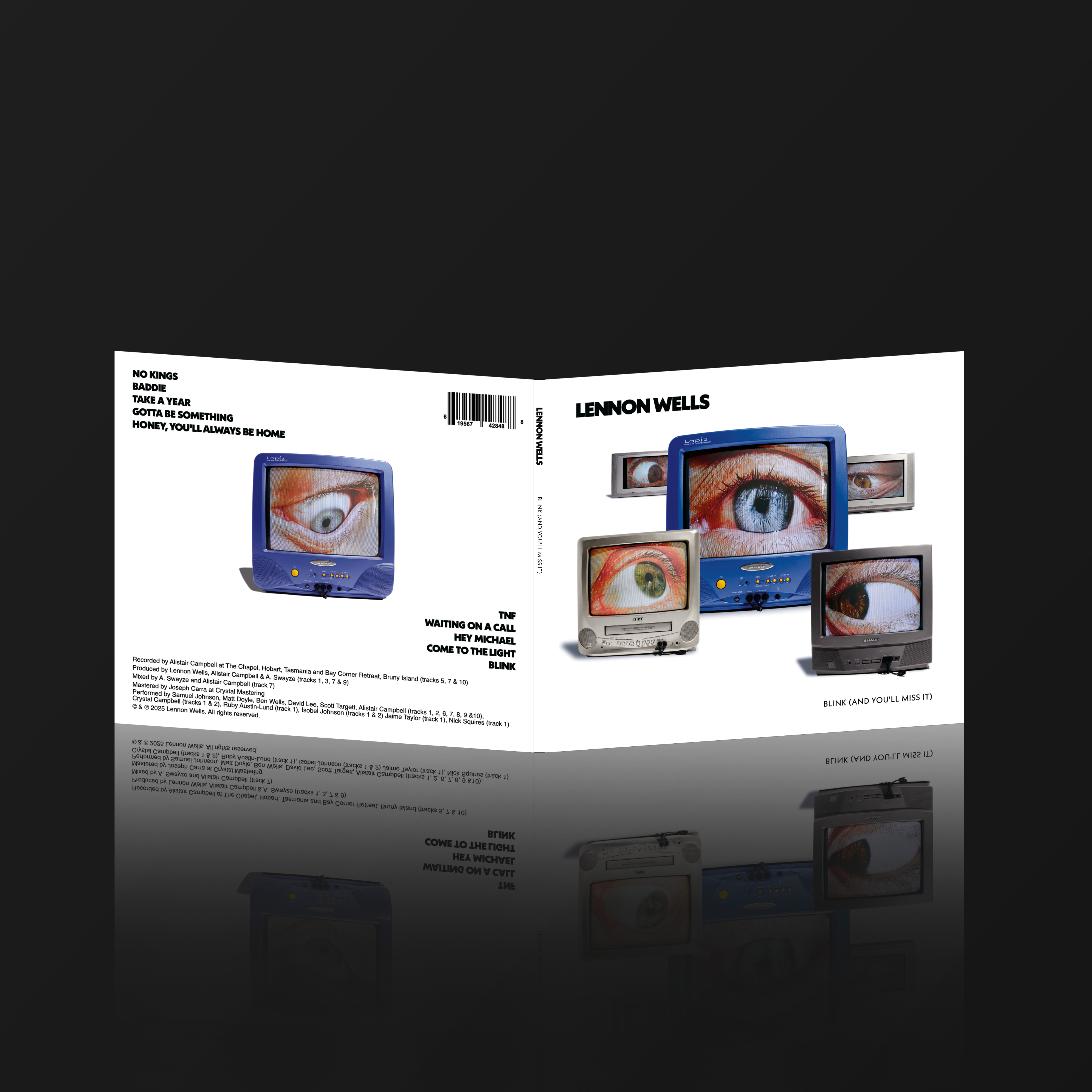 Lennon Wells - Blink (And You'll Miss It). Limited Edition CD