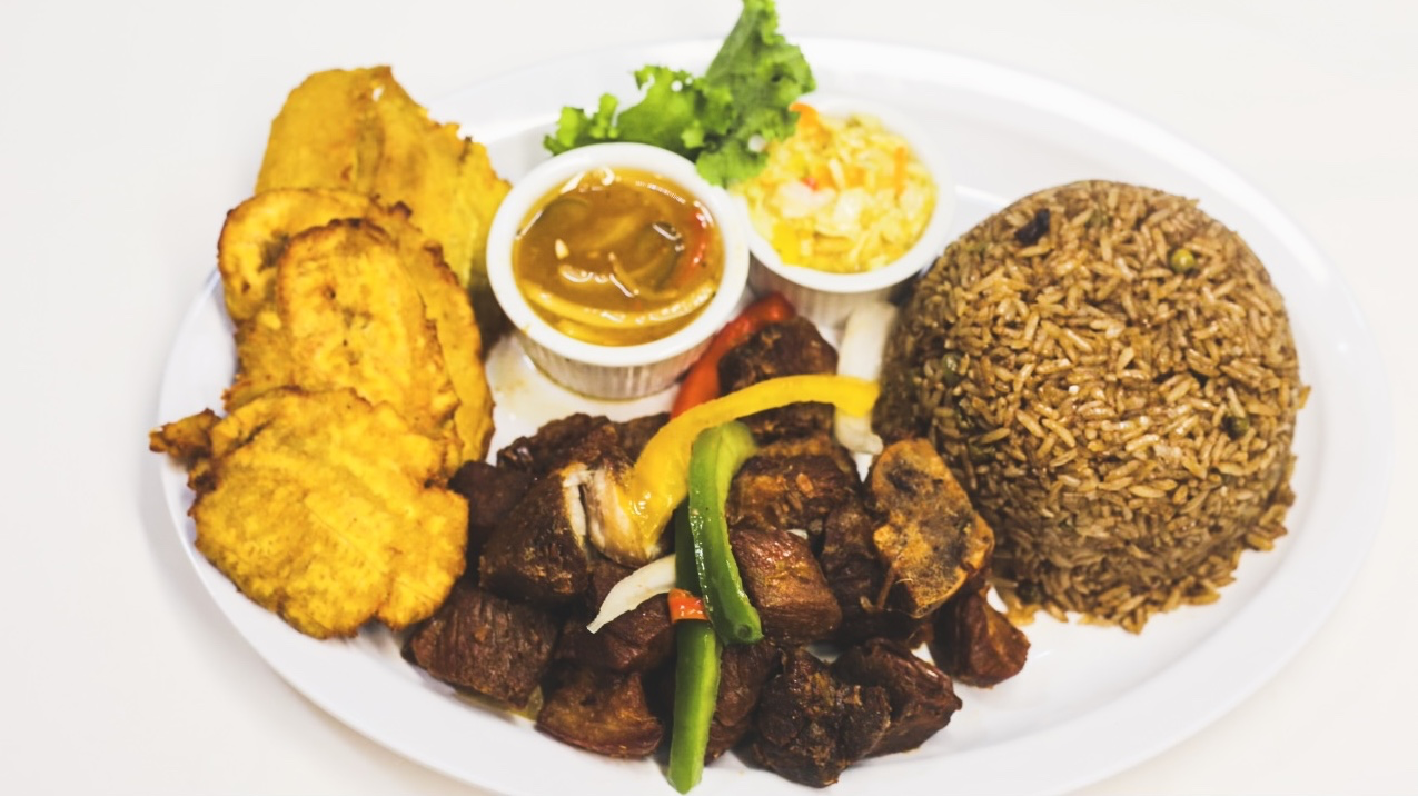 Complete Meal Fried Goat