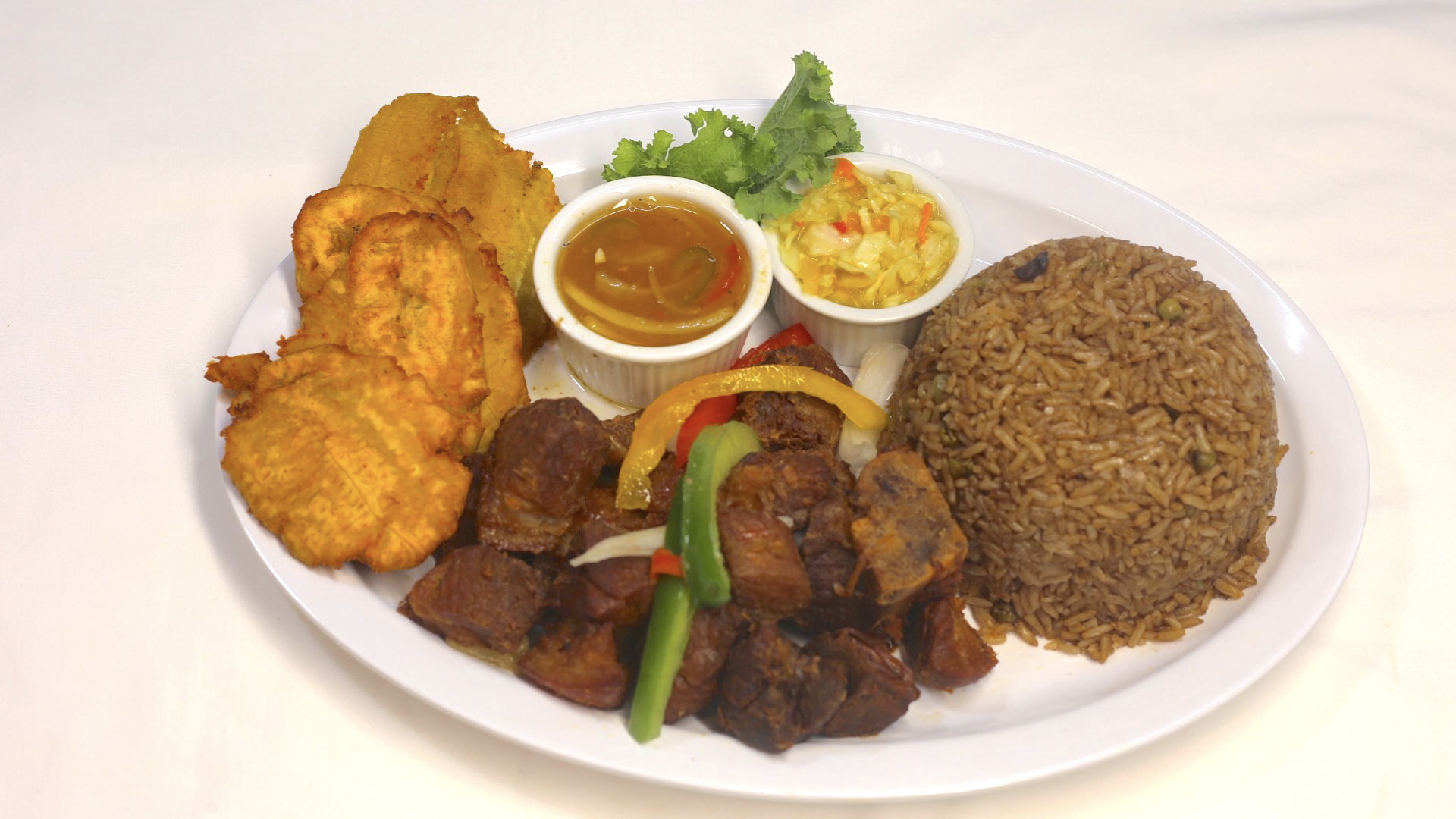 Complete Meal Fried Grio-Pork