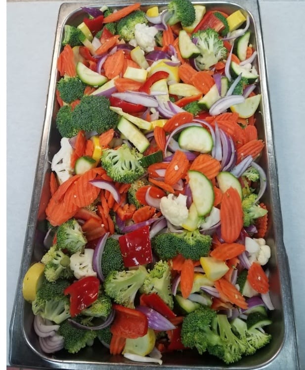 Steamed Veggies Platter