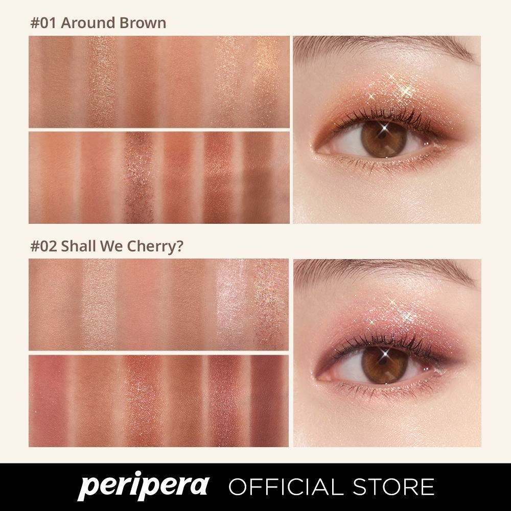 Peripera All Take Mood Technique Palette Around Brown