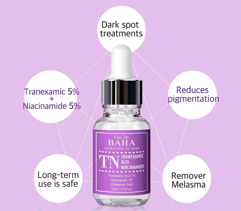 COS DE BAHA Tranexamic Acid 5% + Niacinamide 5% Serum