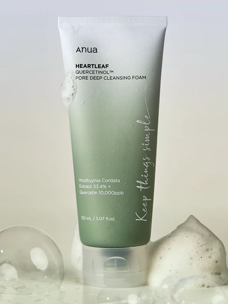 ANUA HEARTLEAF QUERCETINOL PORE DEEP CLEANSING FOAM