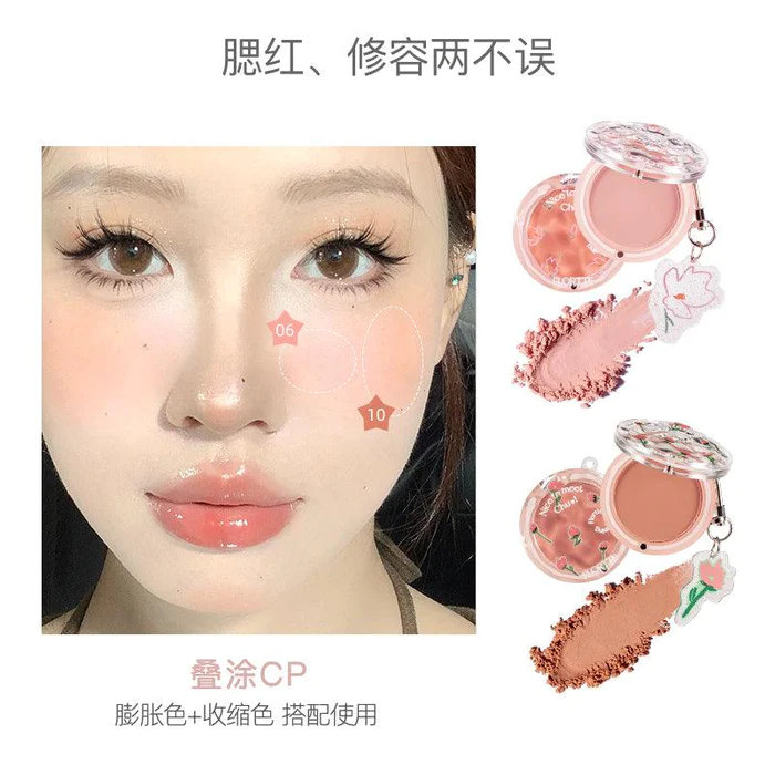 Flortte Nice To Meet Chuu Blush Powder 💐