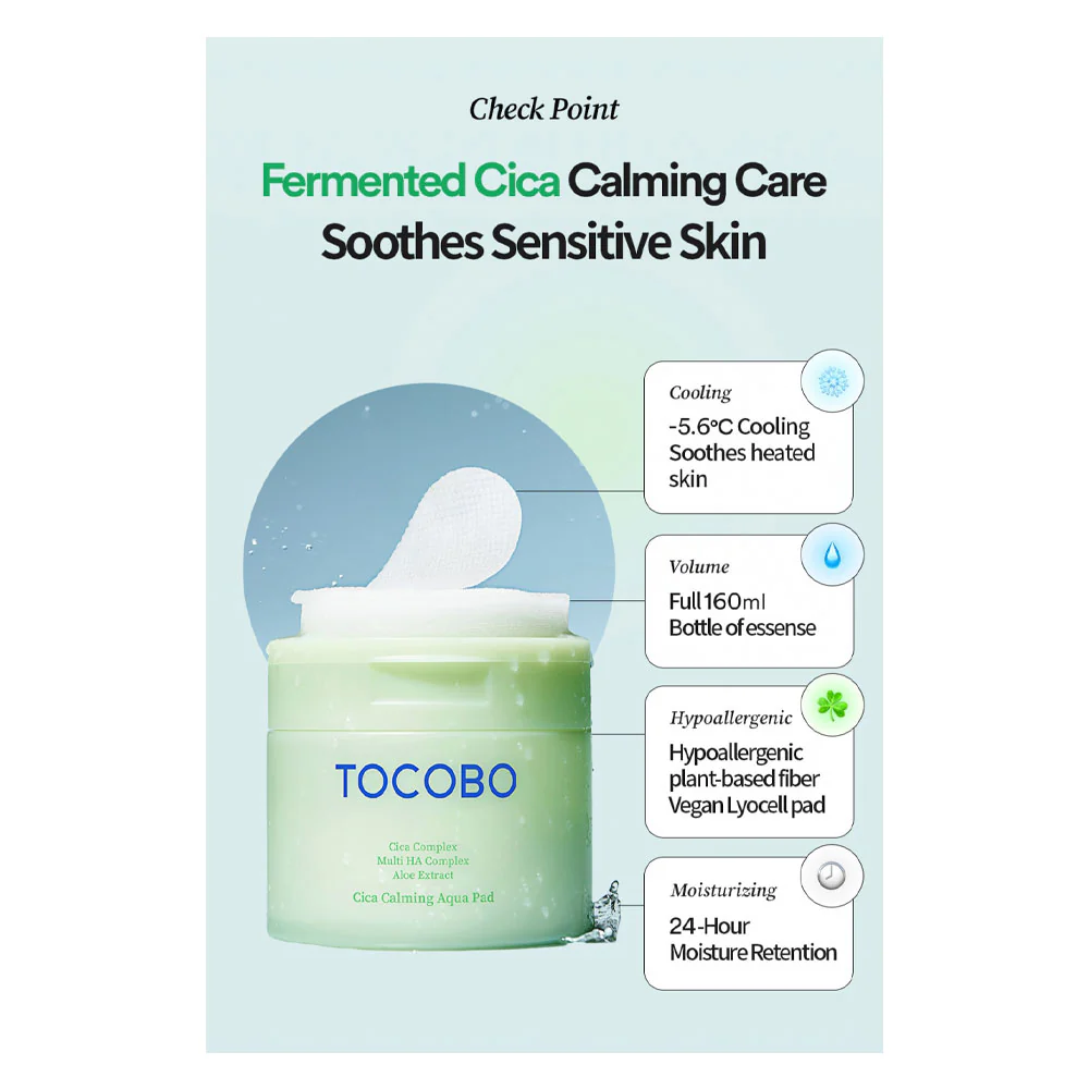 Tocobo Cica Calming Aqua Pad