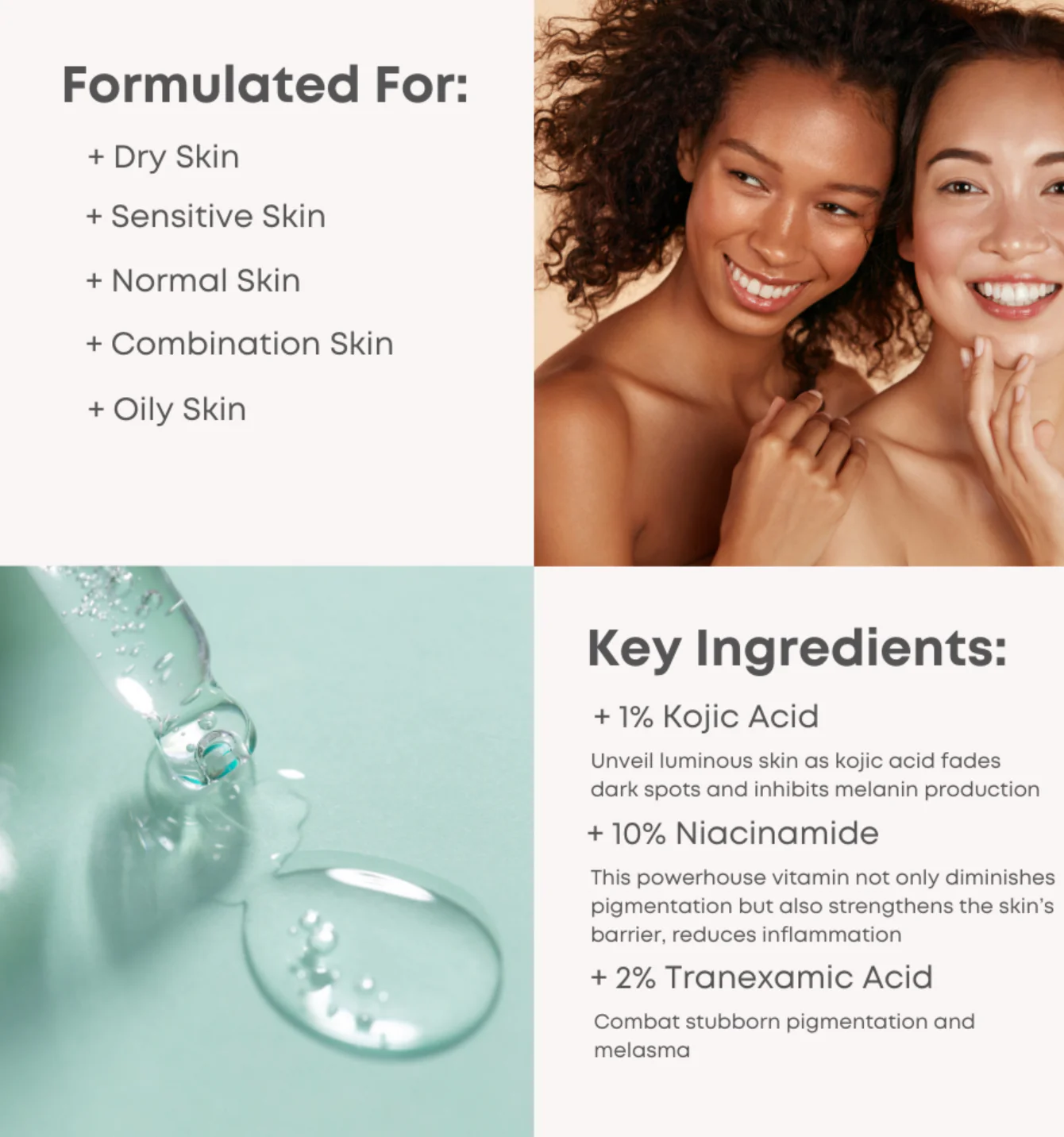 Nineless  B-Boost 1% Kojic Acid Serum