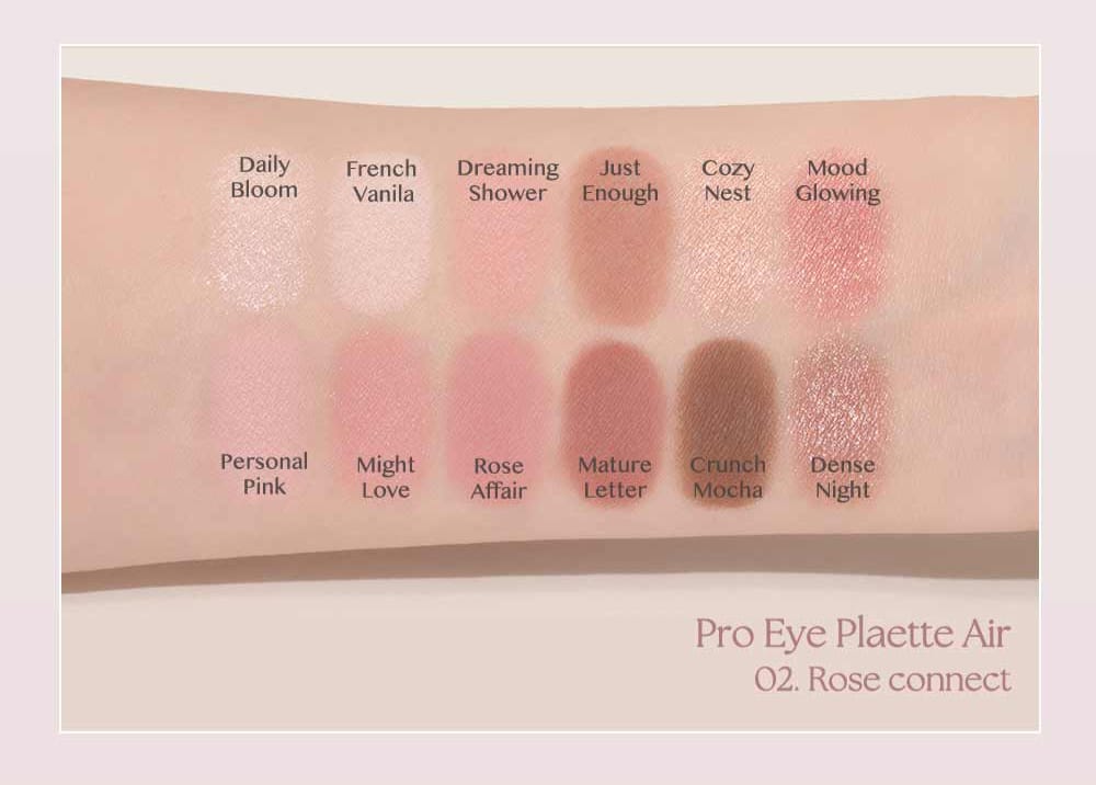 Clio Pro Eye Palette Air 02 y 04 