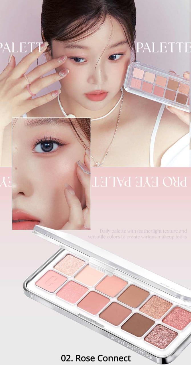 Clio Pro Eye Palette Air 02 y 04 