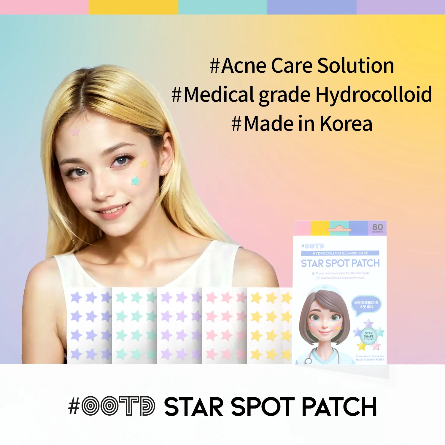 OOTD Star Spot Patch 80 Patches