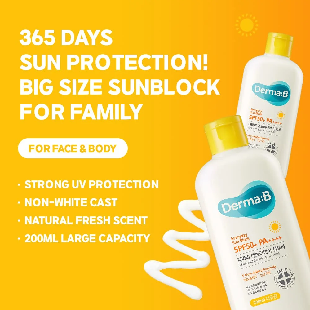 Derma B – Everyday Sun Block SPF50+ PA++++
