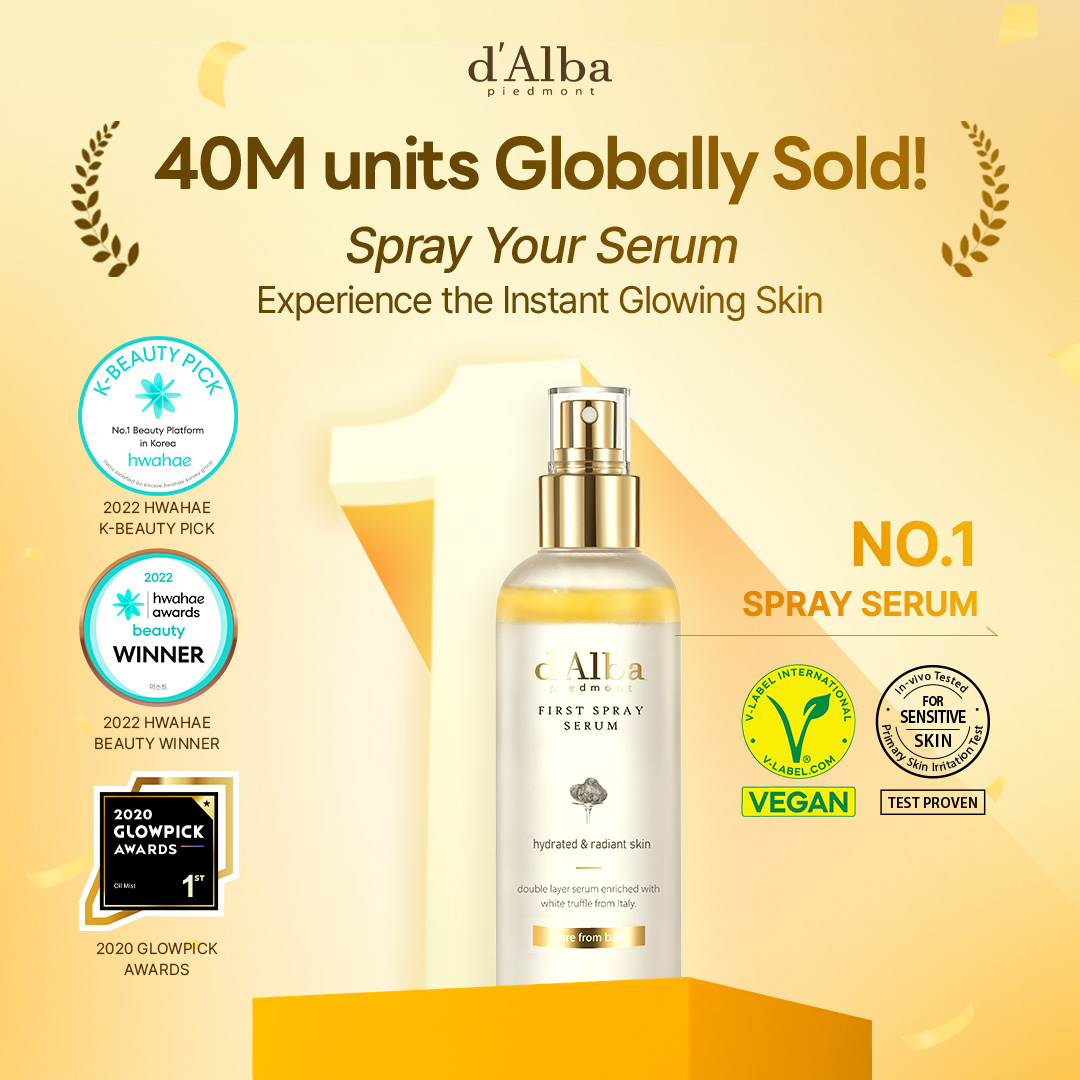 d'Alba White Truffle First Spray Serum (50ml/100ml)