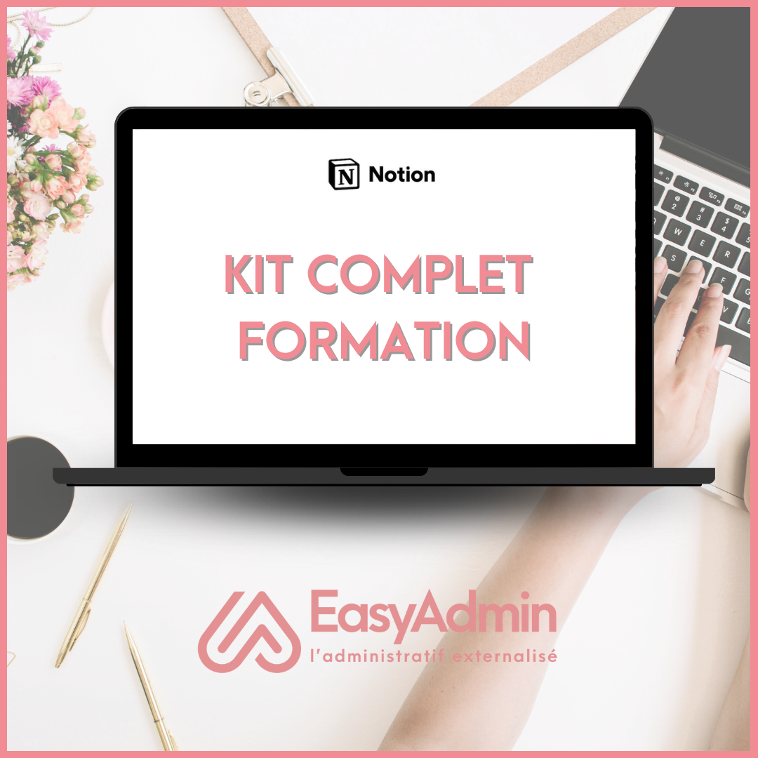 TEMPLATE NOTION | KIT GESTION DE FORMATION QUALIOPI