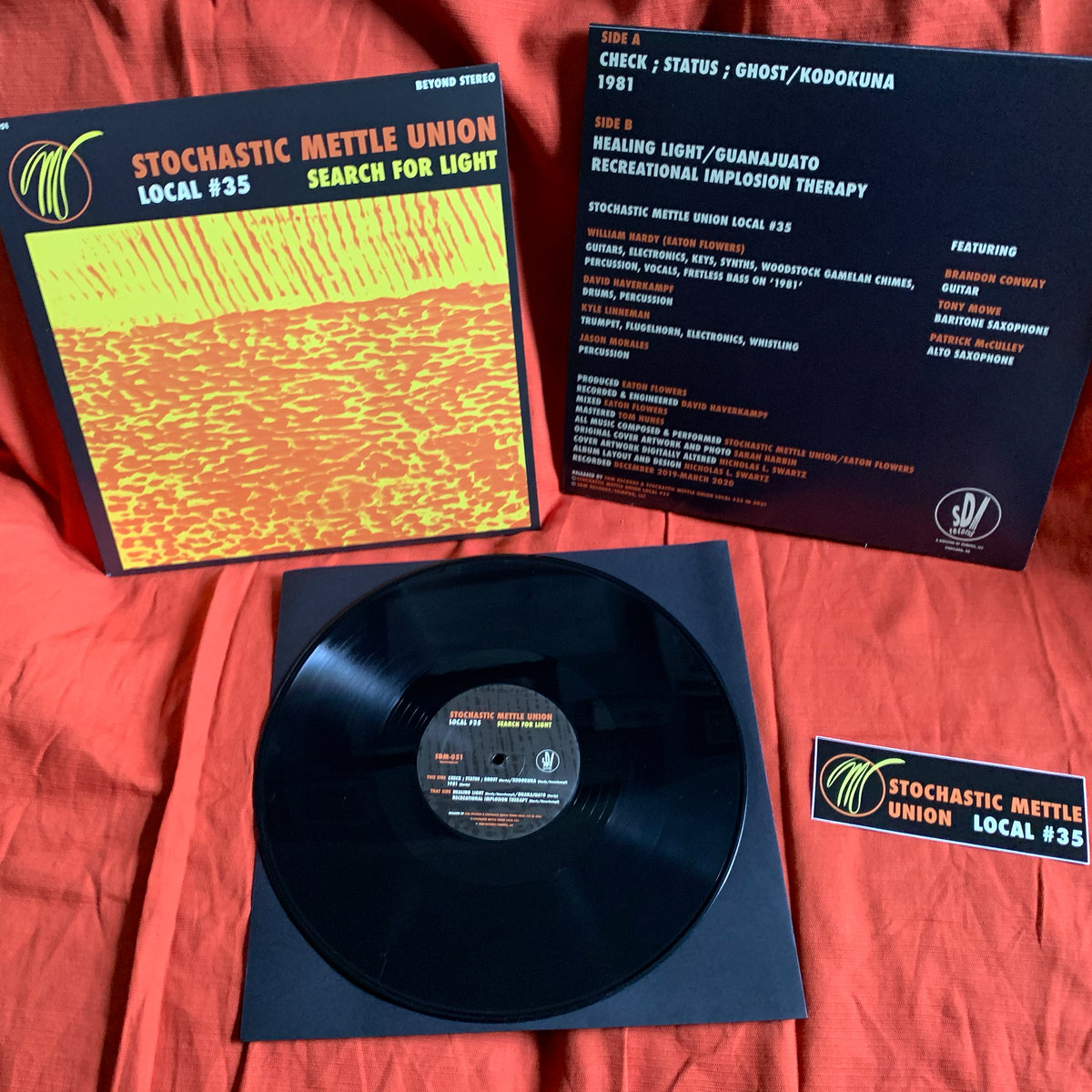 B.Stochastic Mettle Union local #35 ~ Search for Light vinyl record