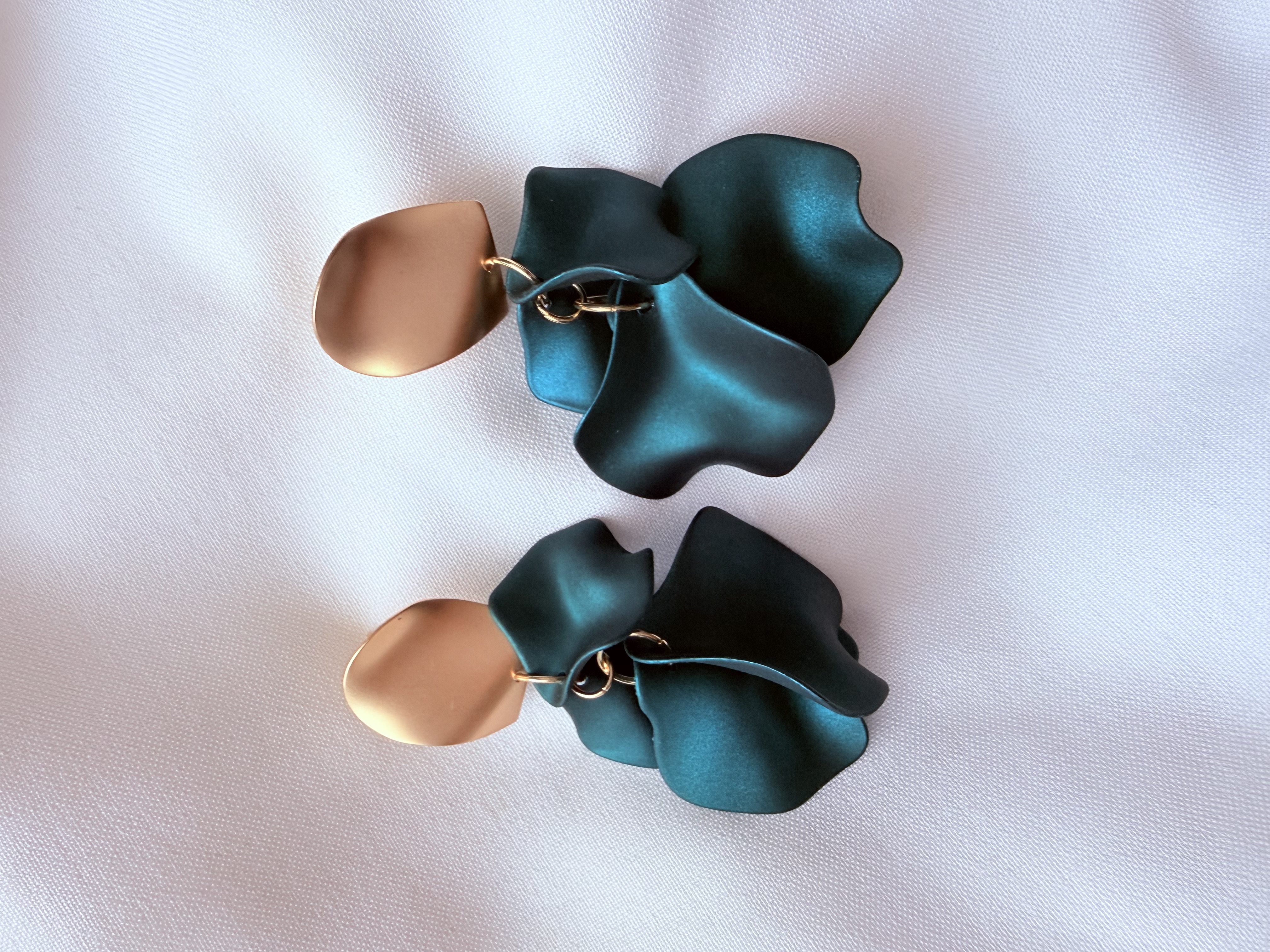 Auskarai „Emerald green“