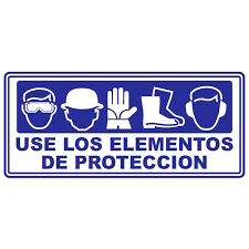 Aviso Uso Obligatorio de Elementos de Protección Personal