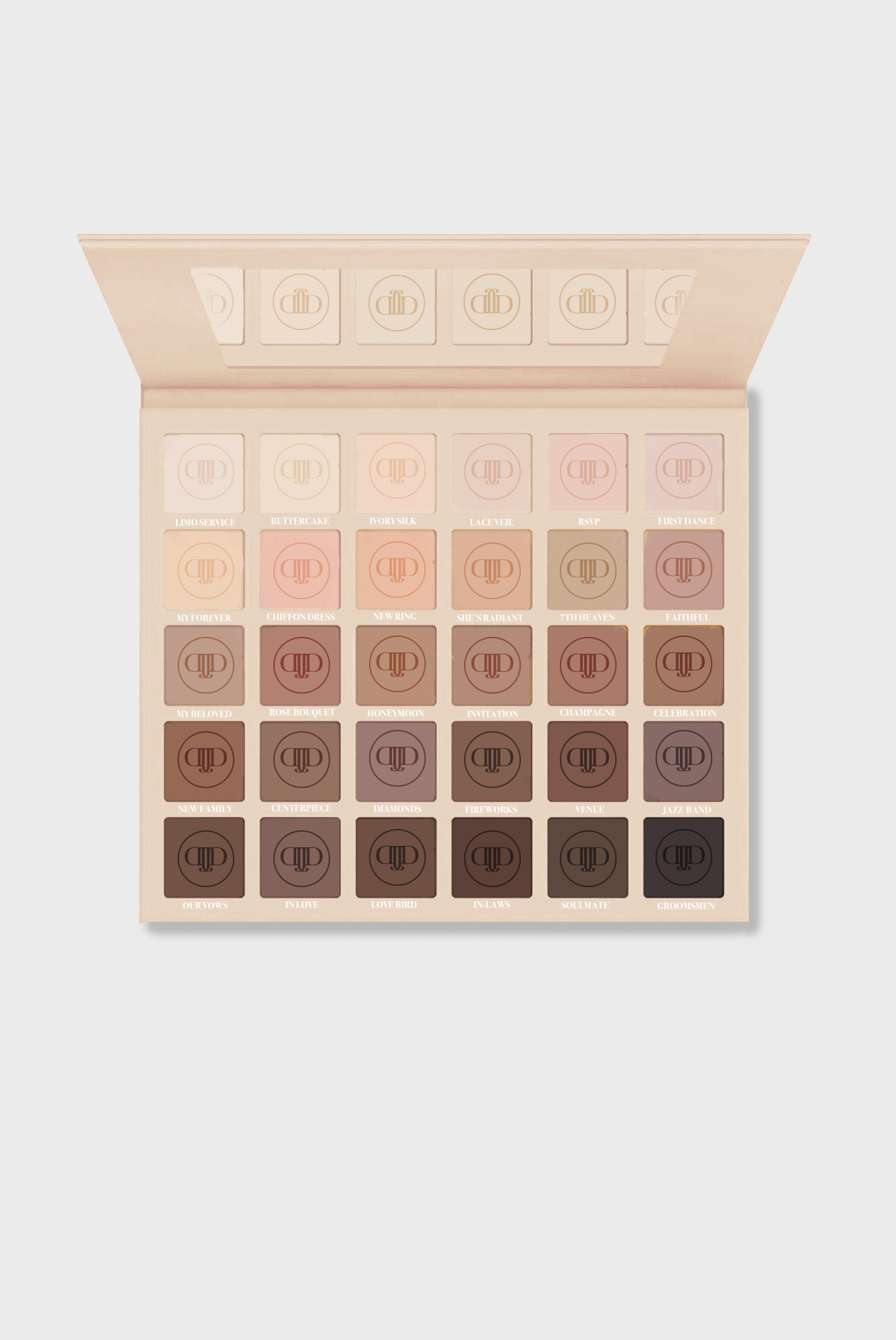  BRIDE IN LOVE EYESHADOW PALETTE XL | Joan Dominique