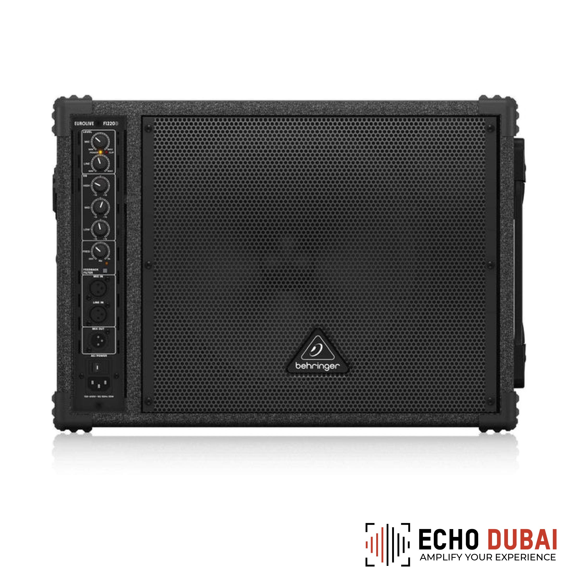 BEHRINGER EUROLIVE F1220D 250-Watt Bi-Amped Stage Monitor 