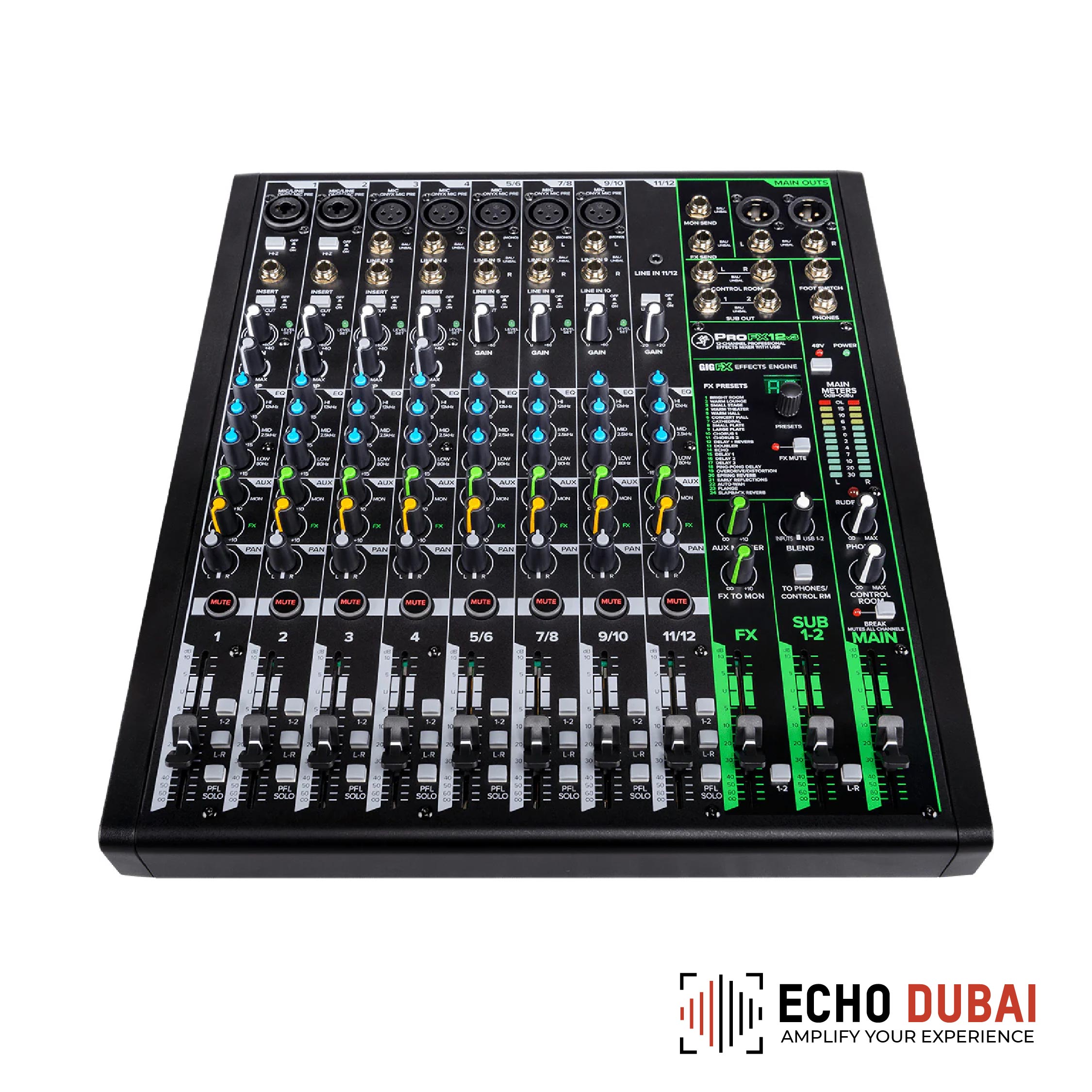 Mackie ProFX12v3 12-Channel Professional USB Mixer