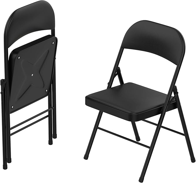 Black Padded Chairs 