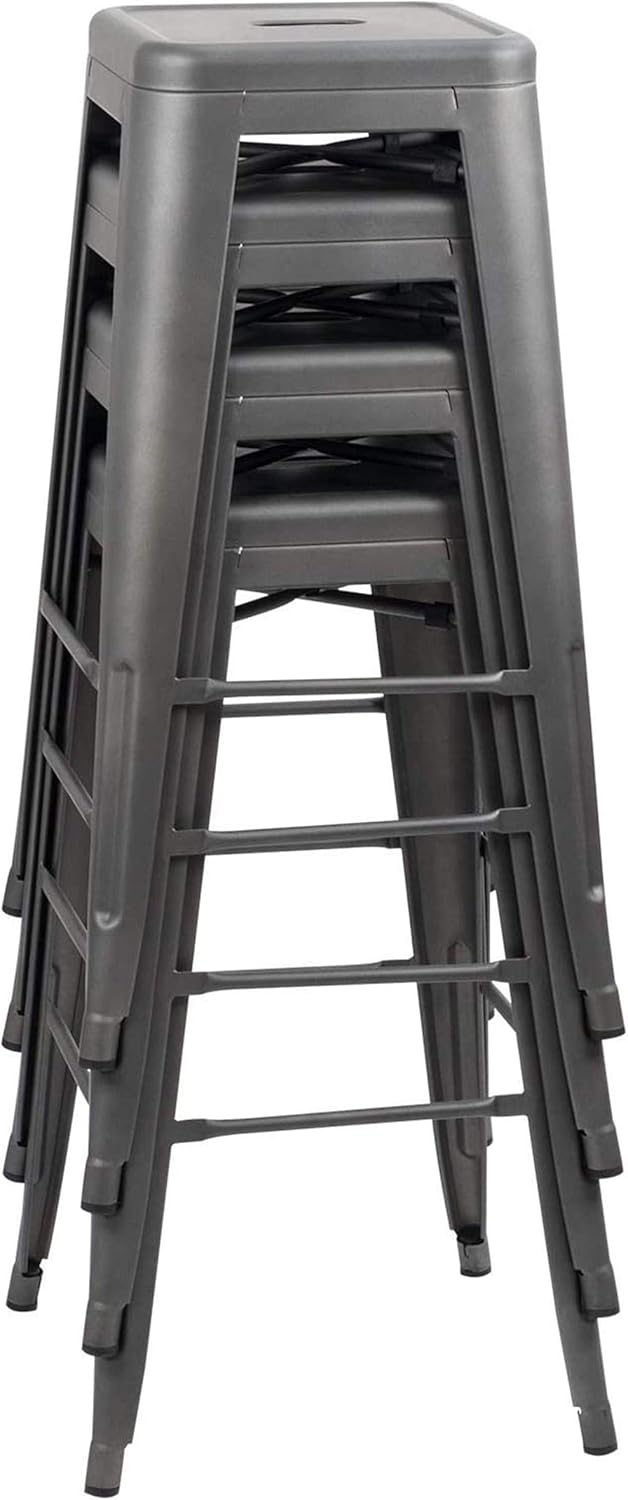 Bar Height Metal Stool 
