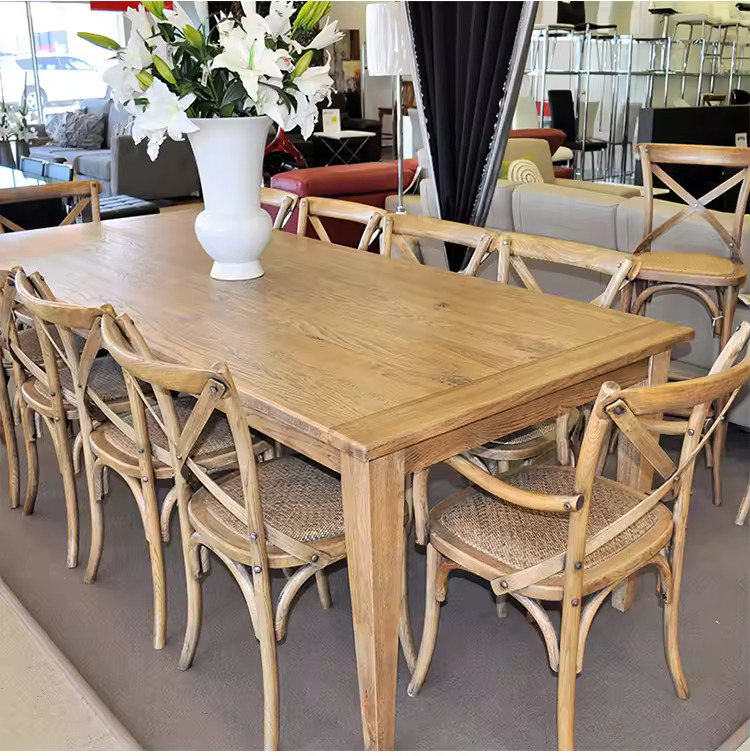 Rustic Cross Back Chair
