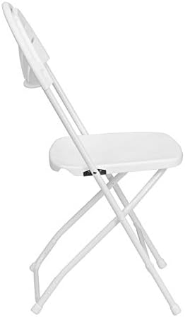 White Fan Back Chair