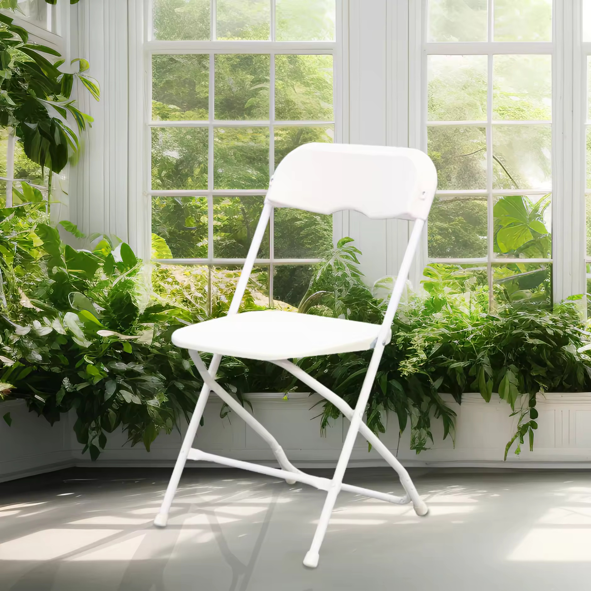 White Foldable Chair