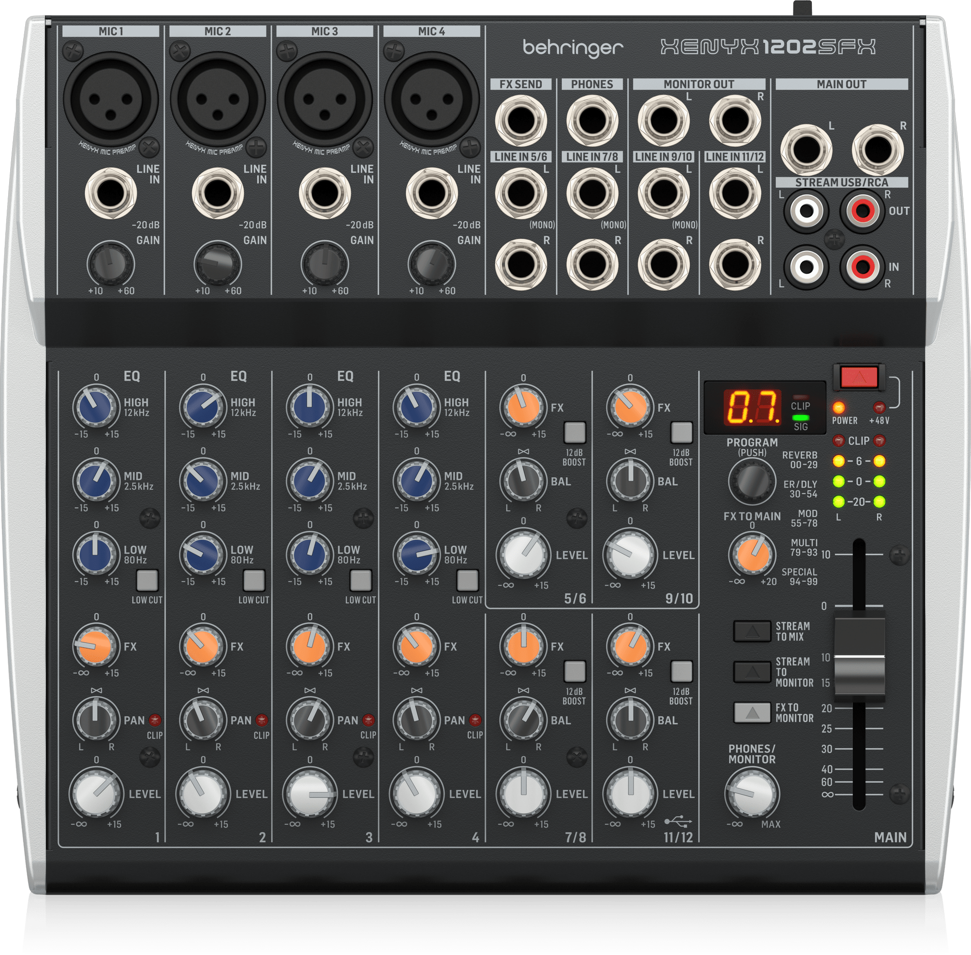 Behringer XENYX 1202SFX Analog Mixer Rental
