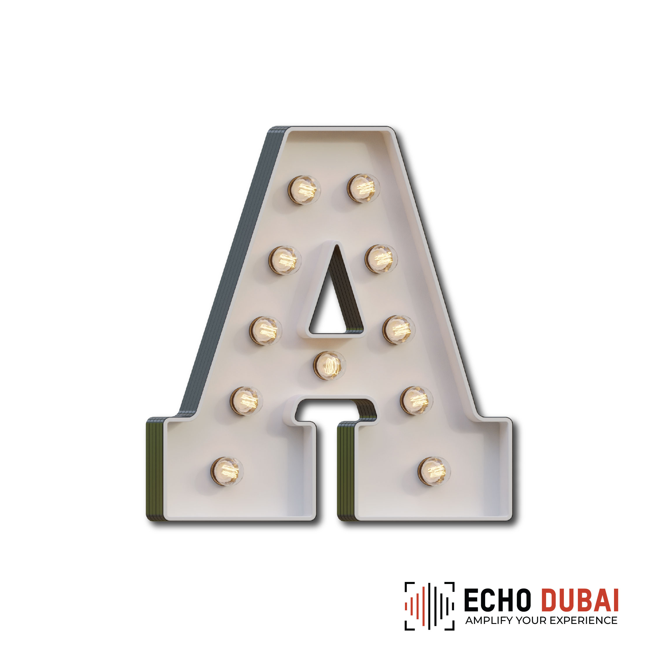 Marquee Letter A – Light-Up LED Rental