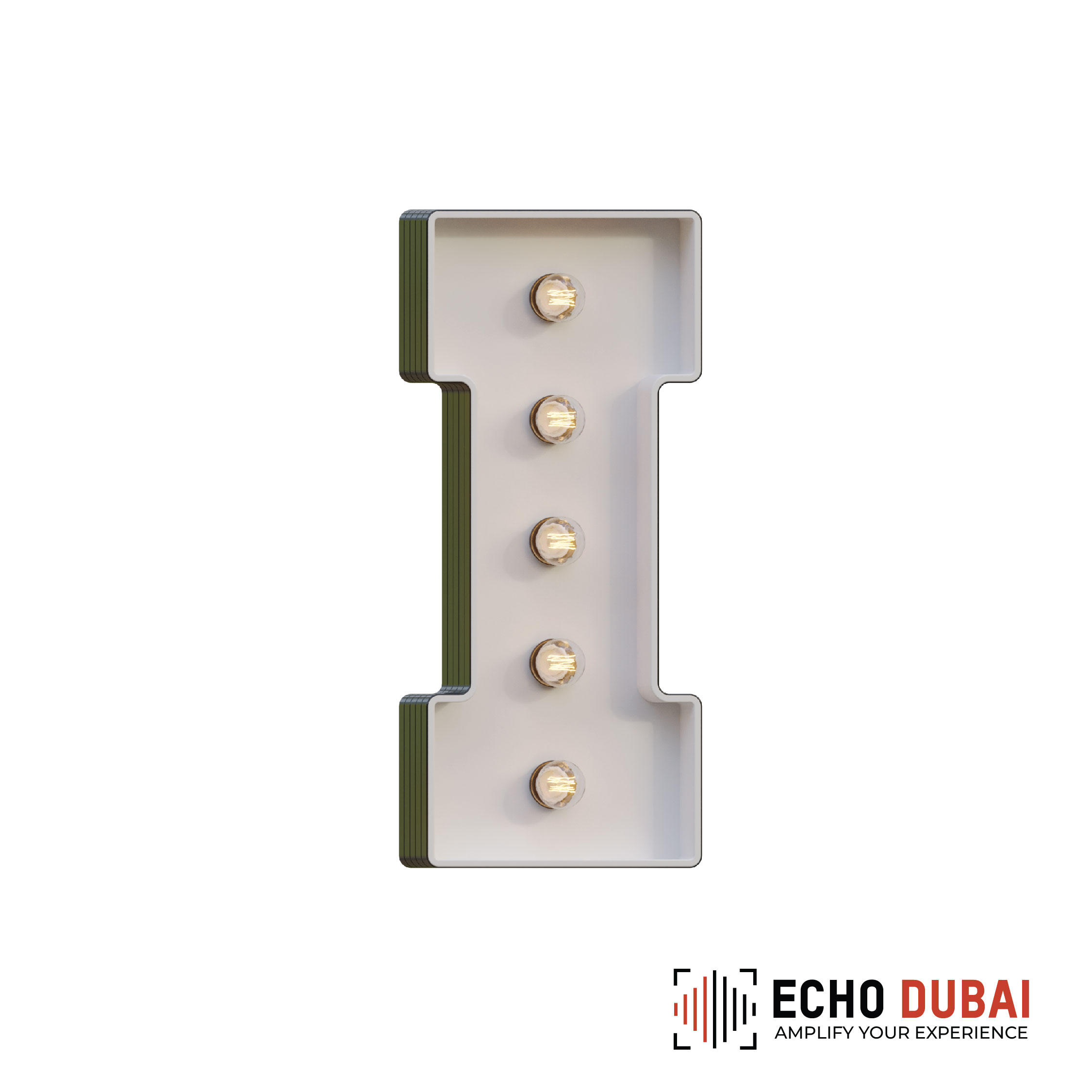 Marquee Letter I – Light-Up LED Rental