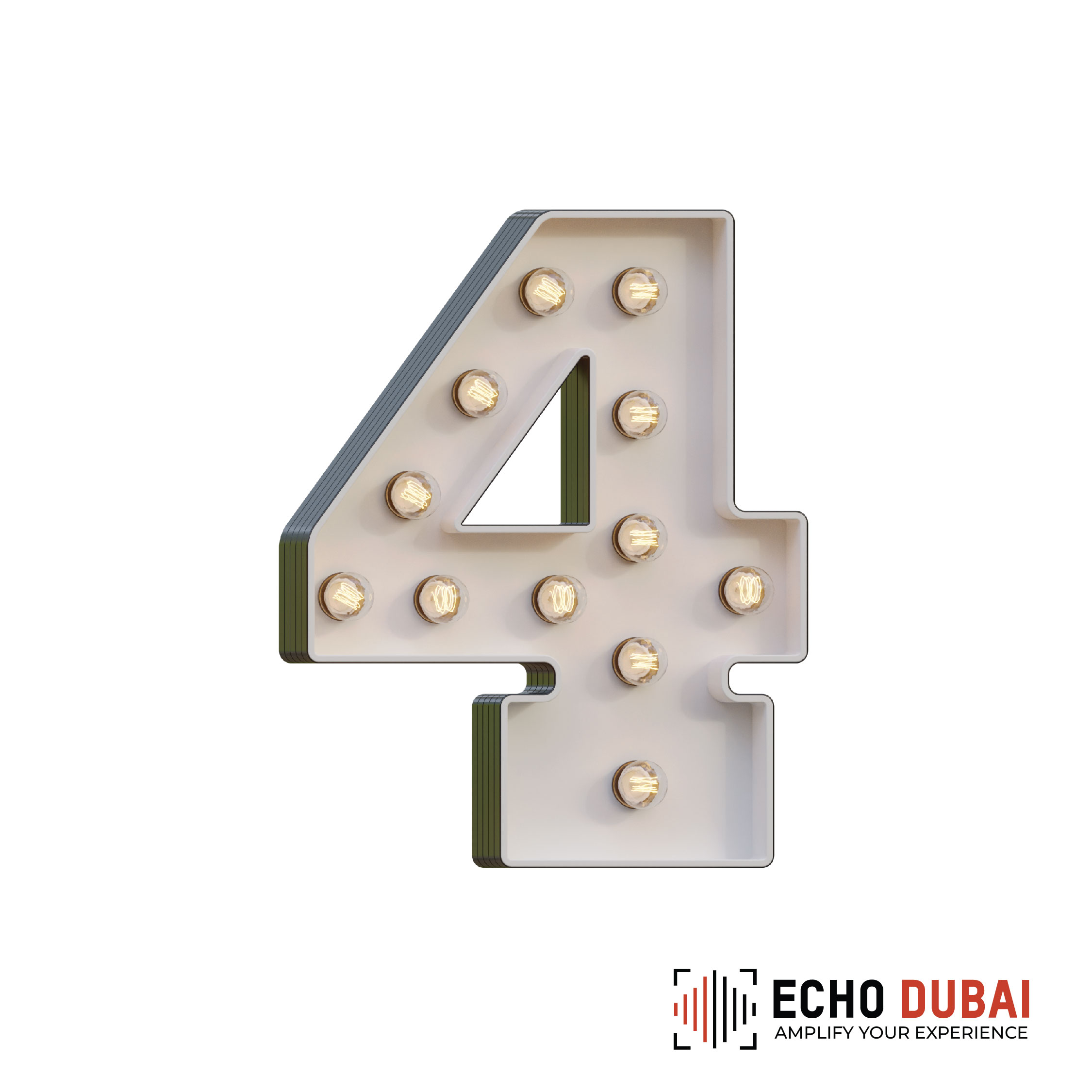 Marquee Letter 4 – Light-Up LED Rental