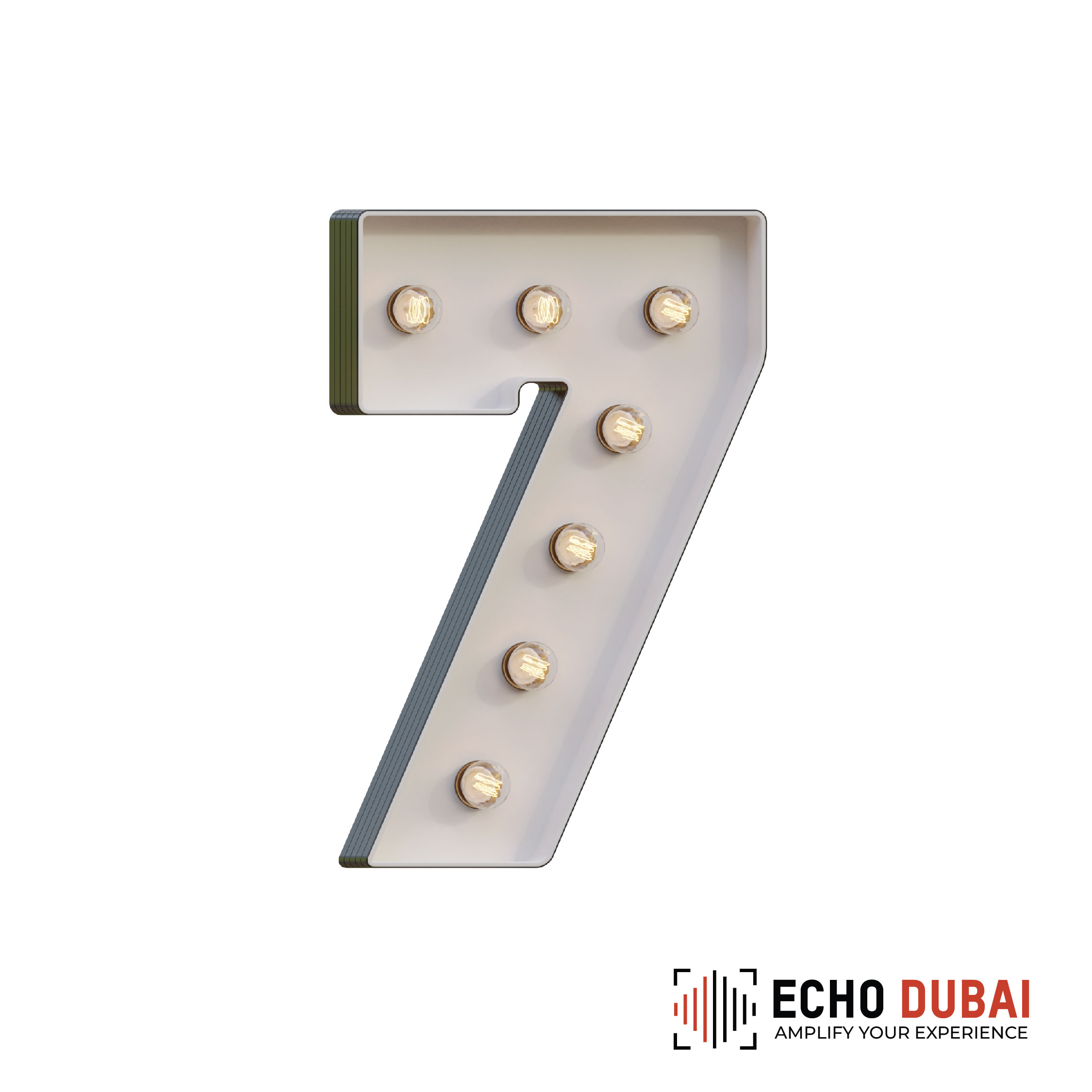 Marquee Letter 7 – Light-Up LED Rental