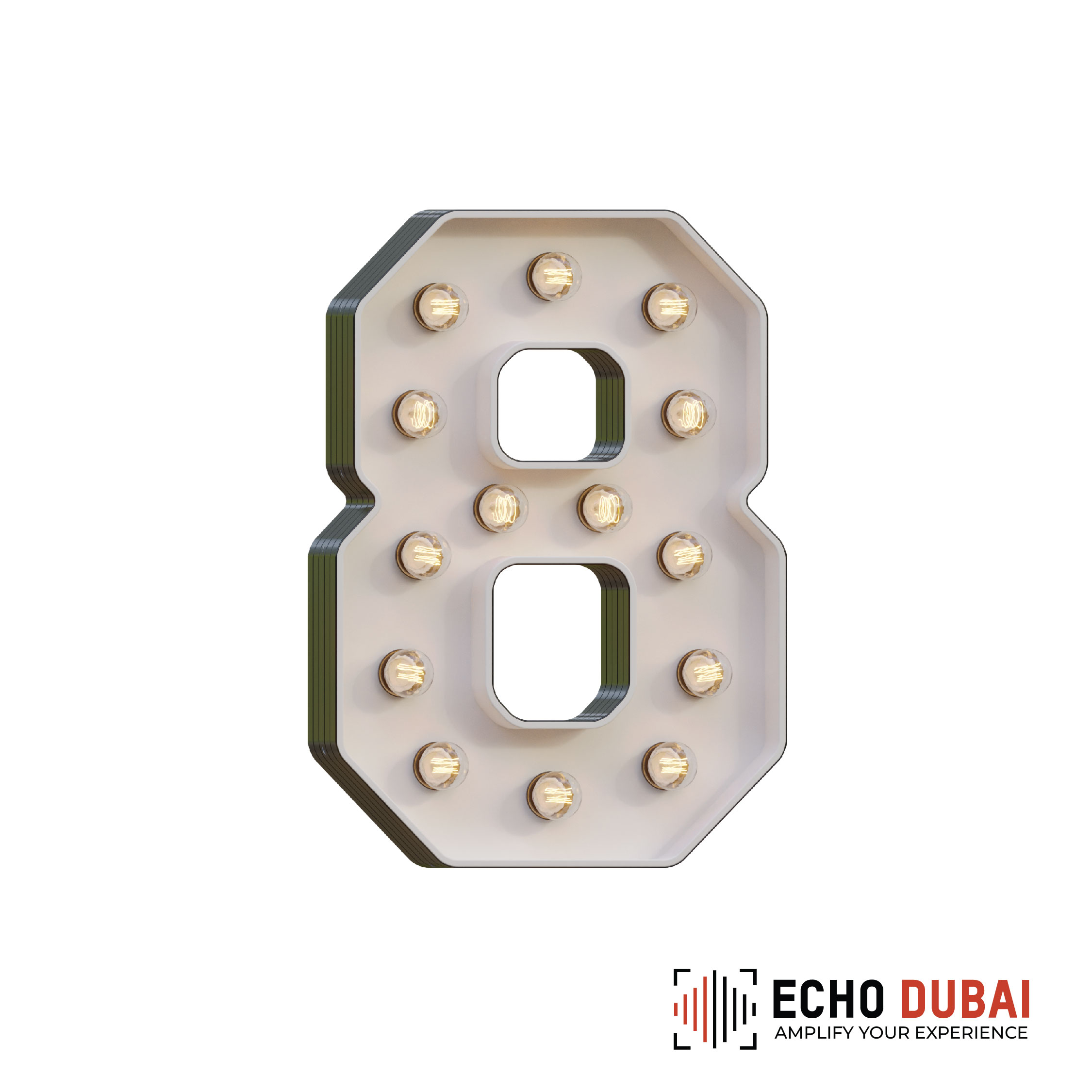 Marquee Letter 8 – Light-Up LED Rental