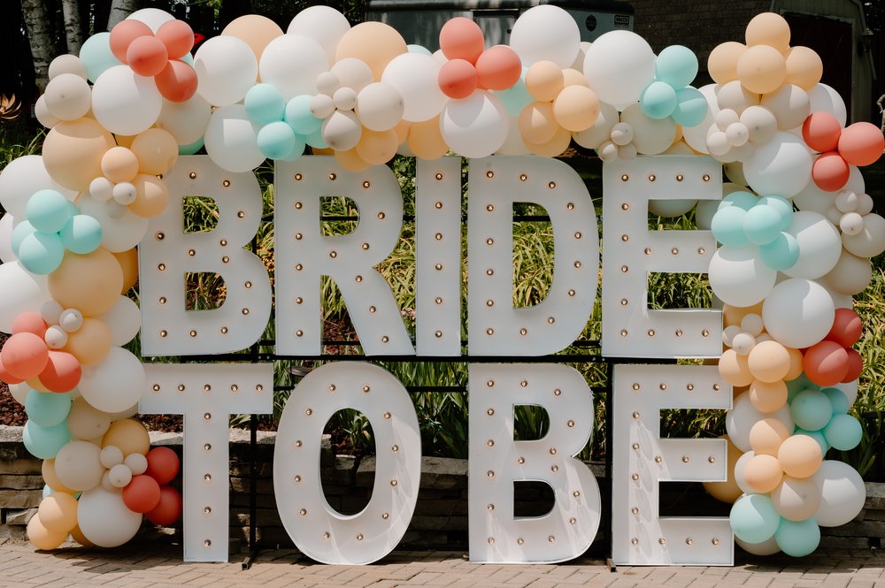 Bride to Be Marquee Letter Bundle – Elegant LED Decoration for Pre-Wedding Celebrations