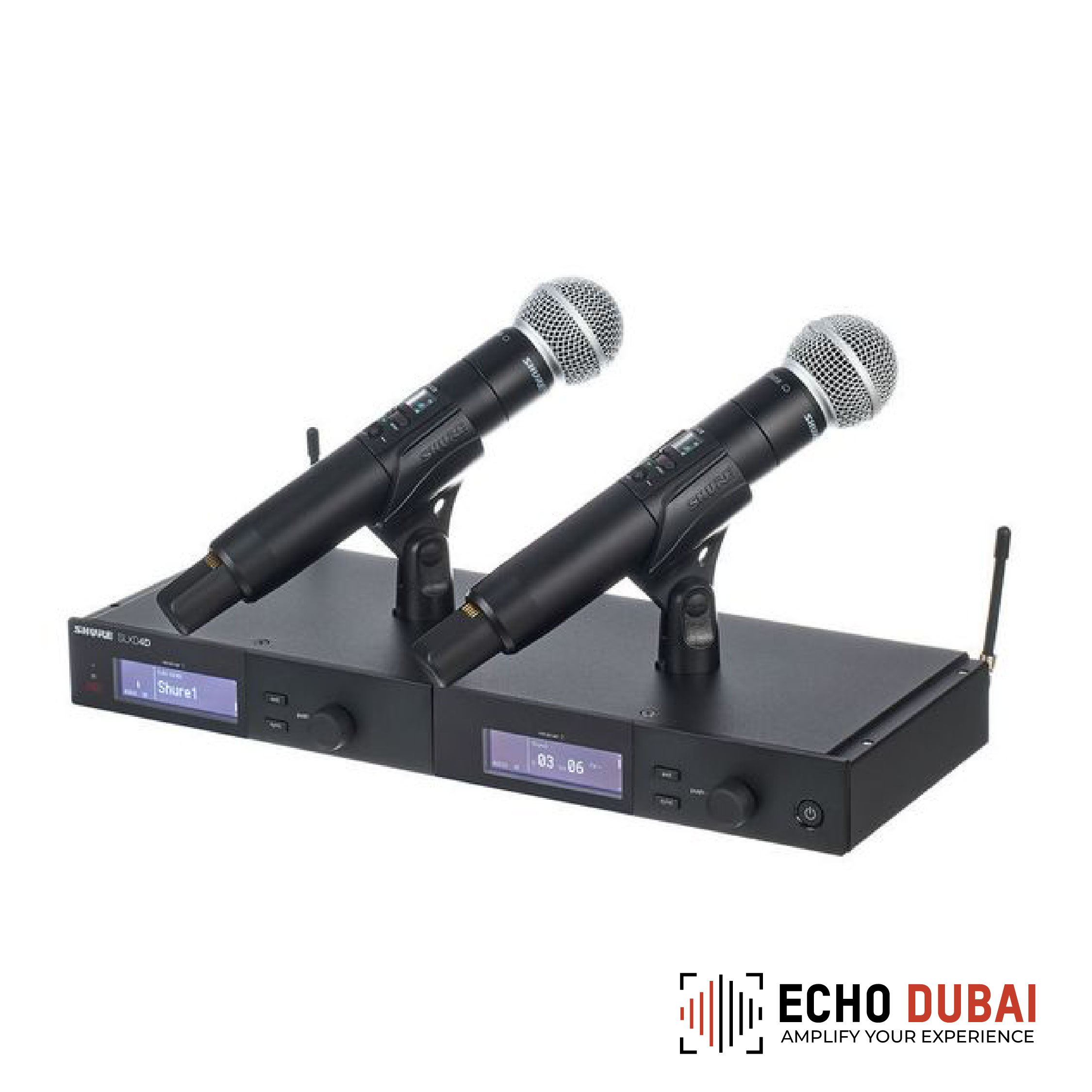 Shure 2-Channel Digital Wireless Microphone System – Ideal for Professional Events