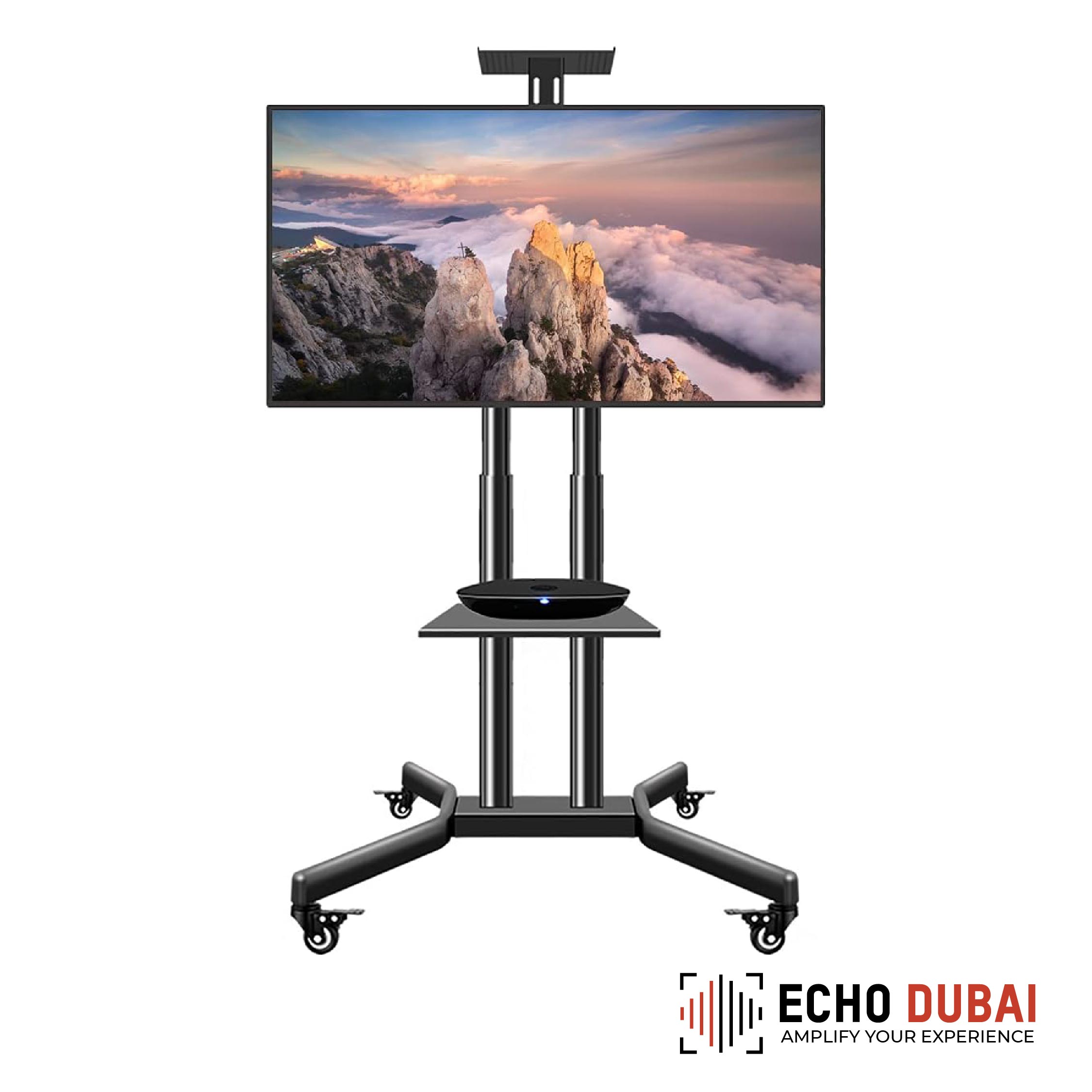 65 Inch TV on Movable Stand for Rent in Dubai, Abu Dhabi & Sharjah