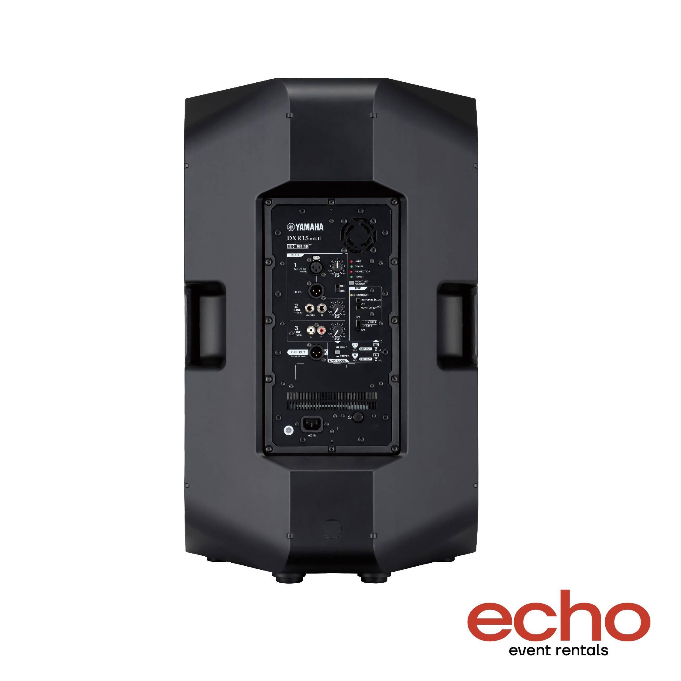 Yamaha DXR15 MKII Speaker Rental – 15" Powered Loudspeaker for Events