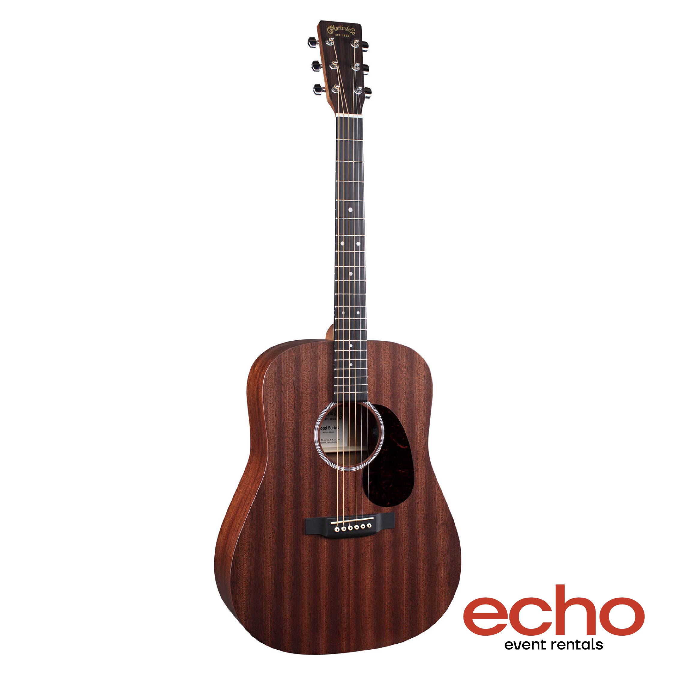 Martin D-10E Road Series Electro-Acoustic Guitar – Full-Size, Solid Top