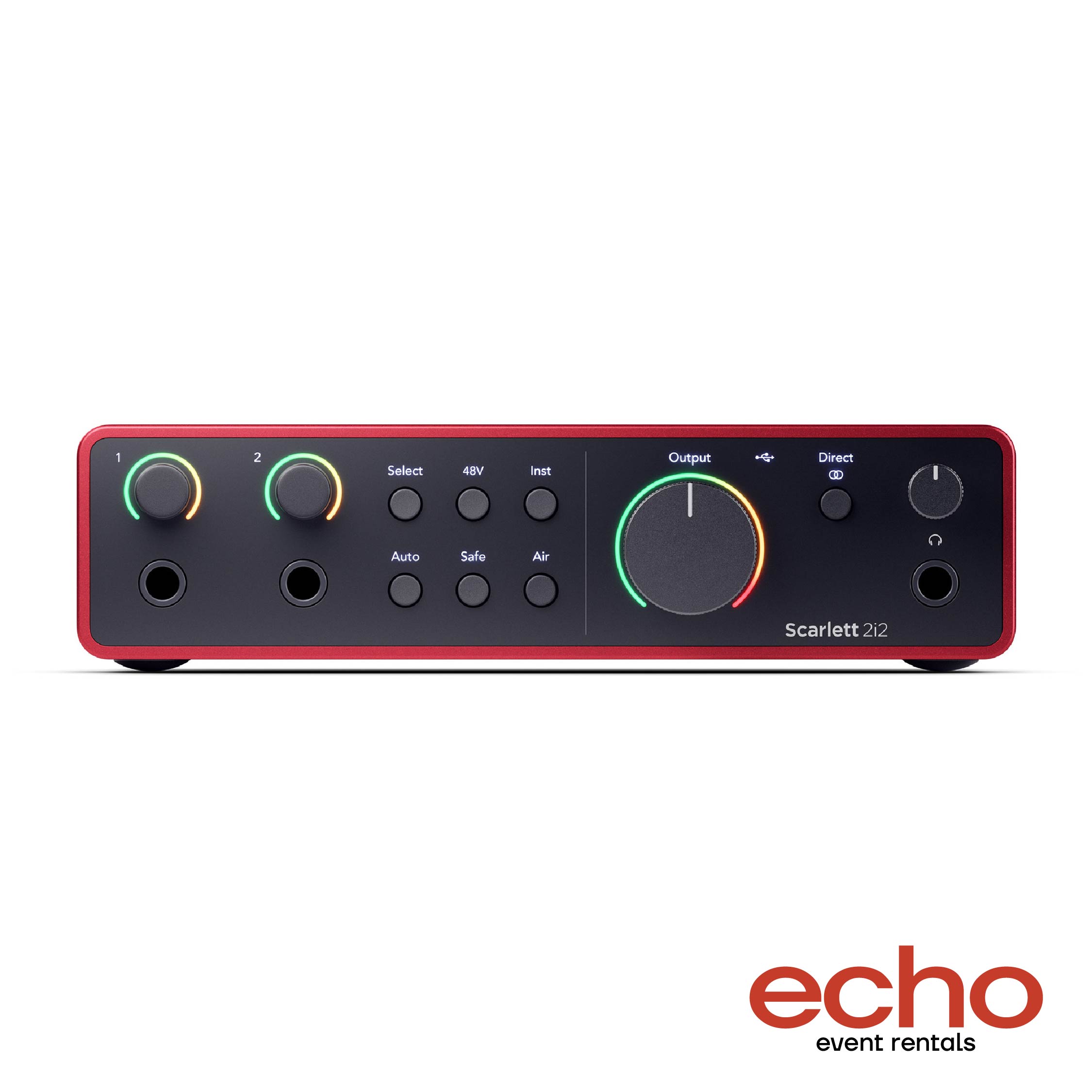 Focusrite Scarlett 2i2 Audio Interface (4th Gen) – For Rent in Dubai
