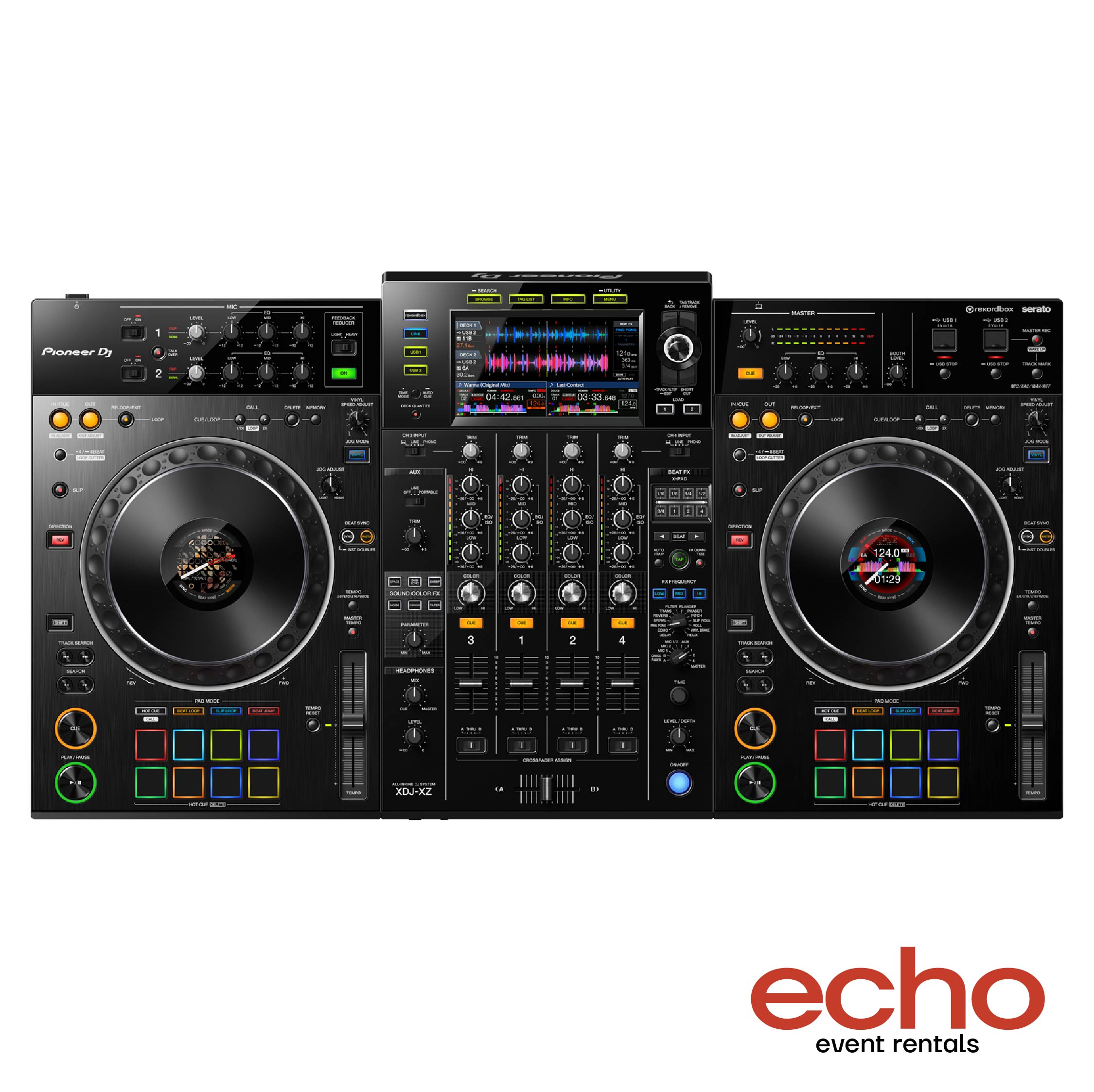 Pioneer XDJ-XZ DJ System Rental – Complete 4-Channel Setup