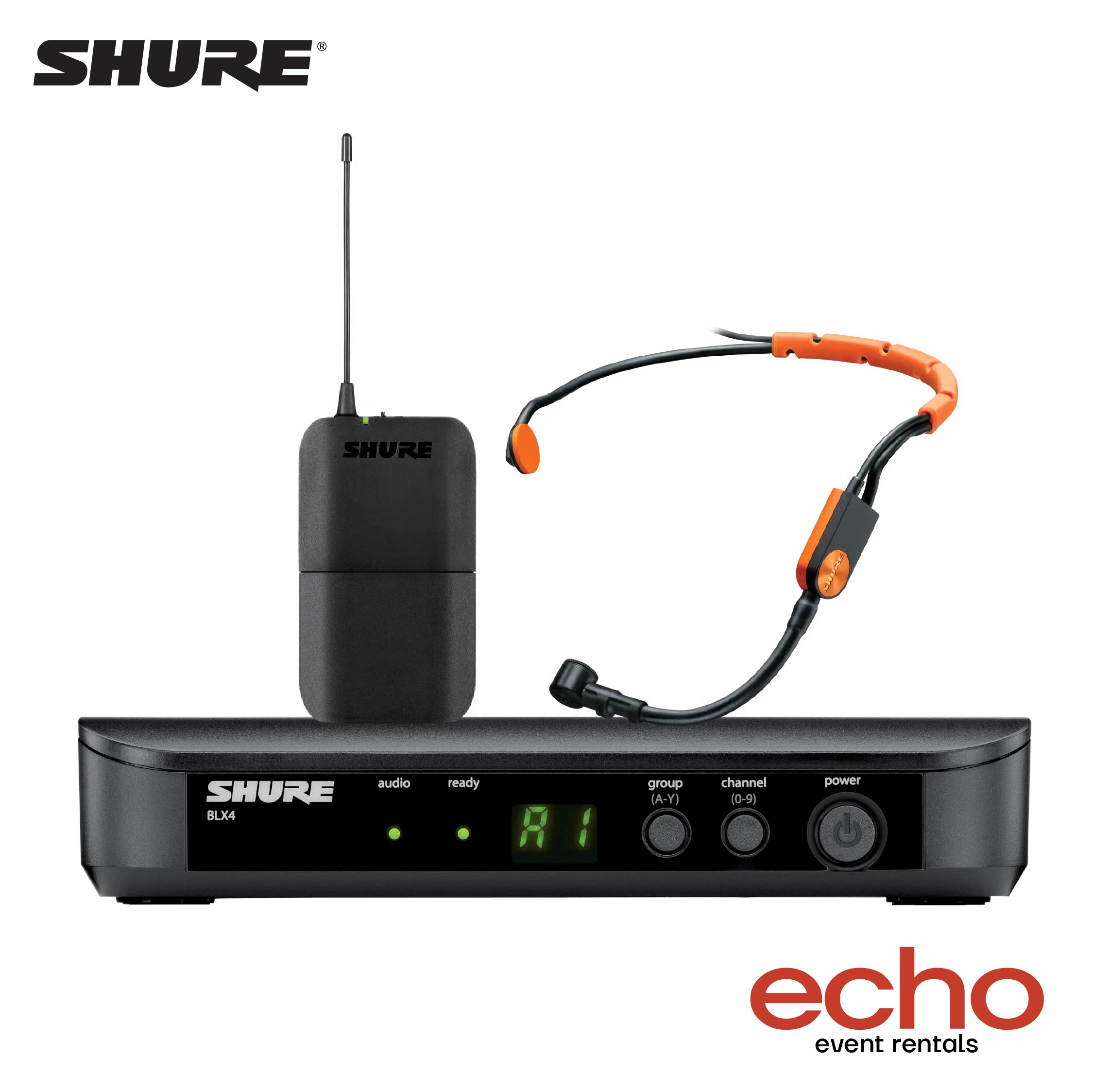 Shure BLX14/SM31 Wireless Fitness Headset Microphone Rental Dubai
