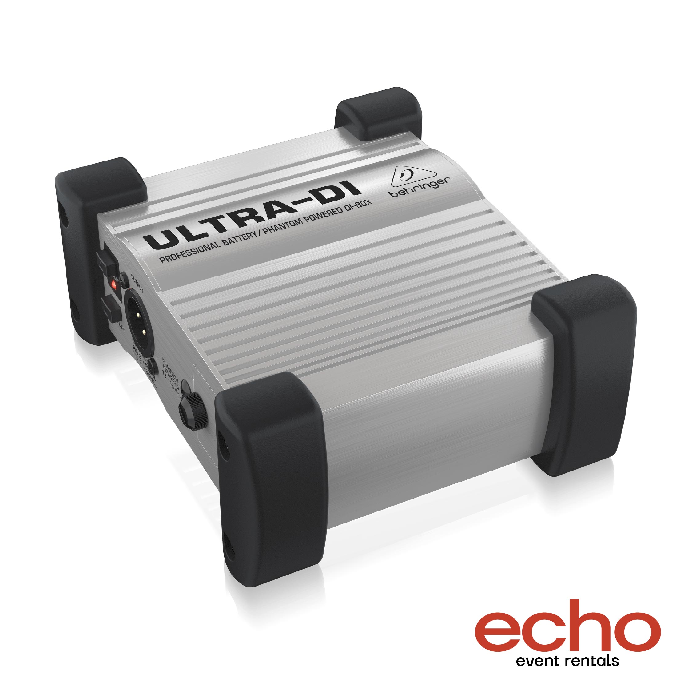 Behringer DI100 Ultra-DI Active Direct Box Rental Dubai, professional DI box hire Dubai