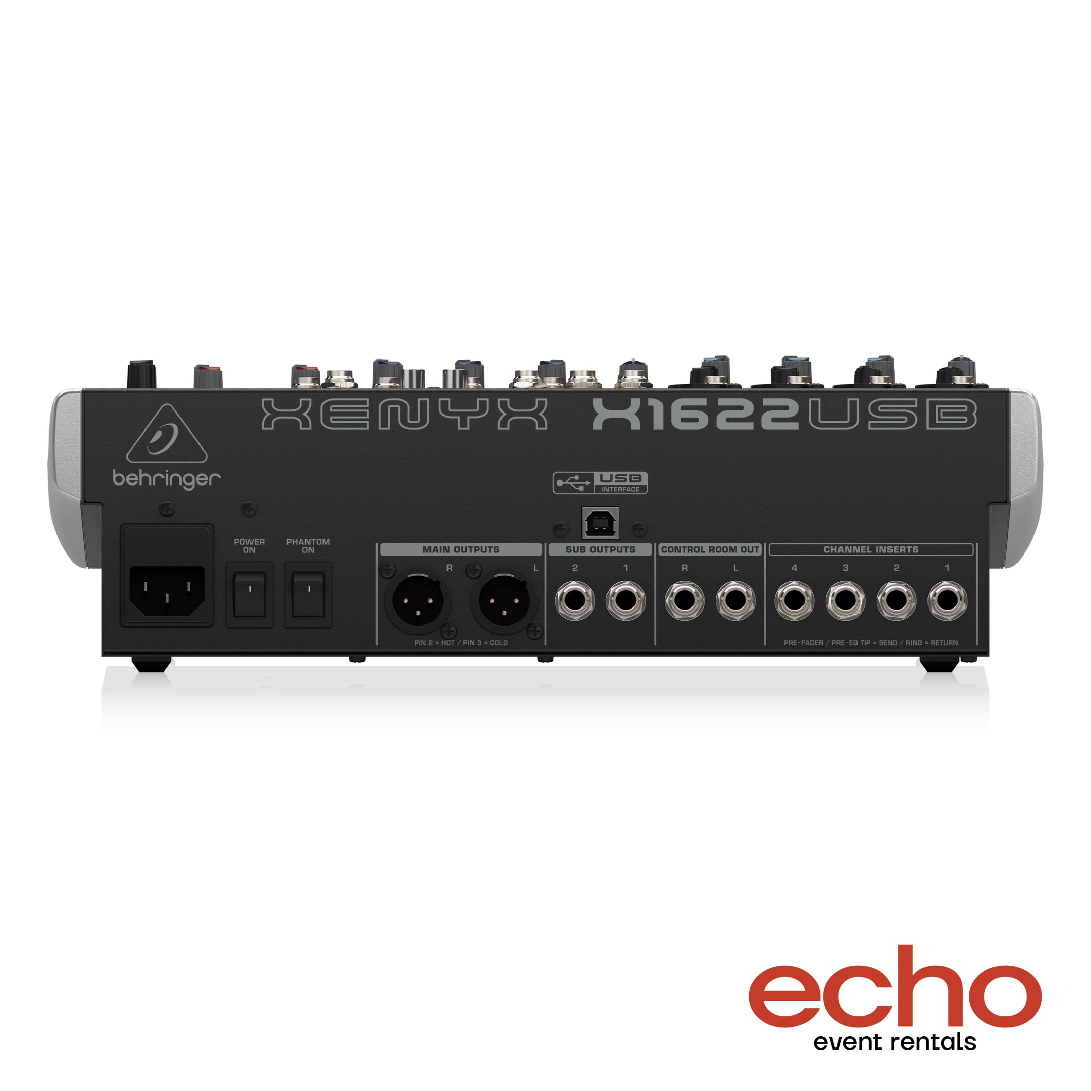 Behringer XENYX X1622USB Mixer Rental in Dubai