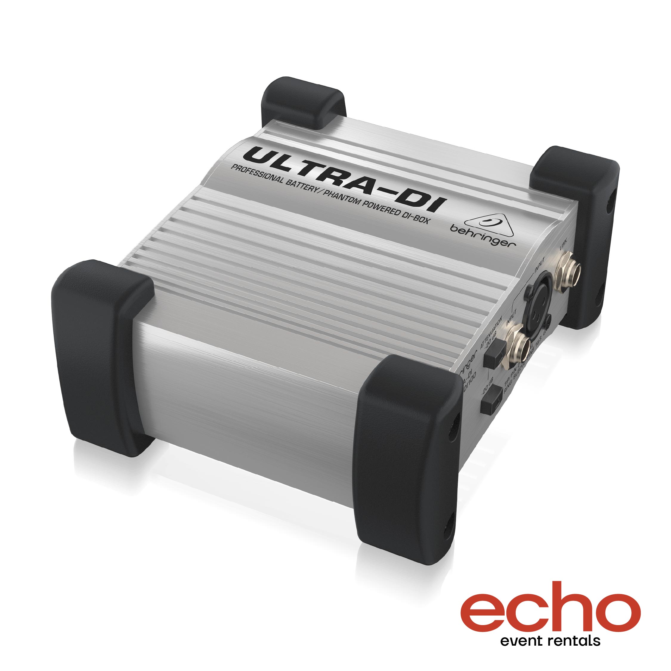 Behringer DI100 Ultra-DI Active Direct Box Rental Dubai, professional DI box hire Dubai