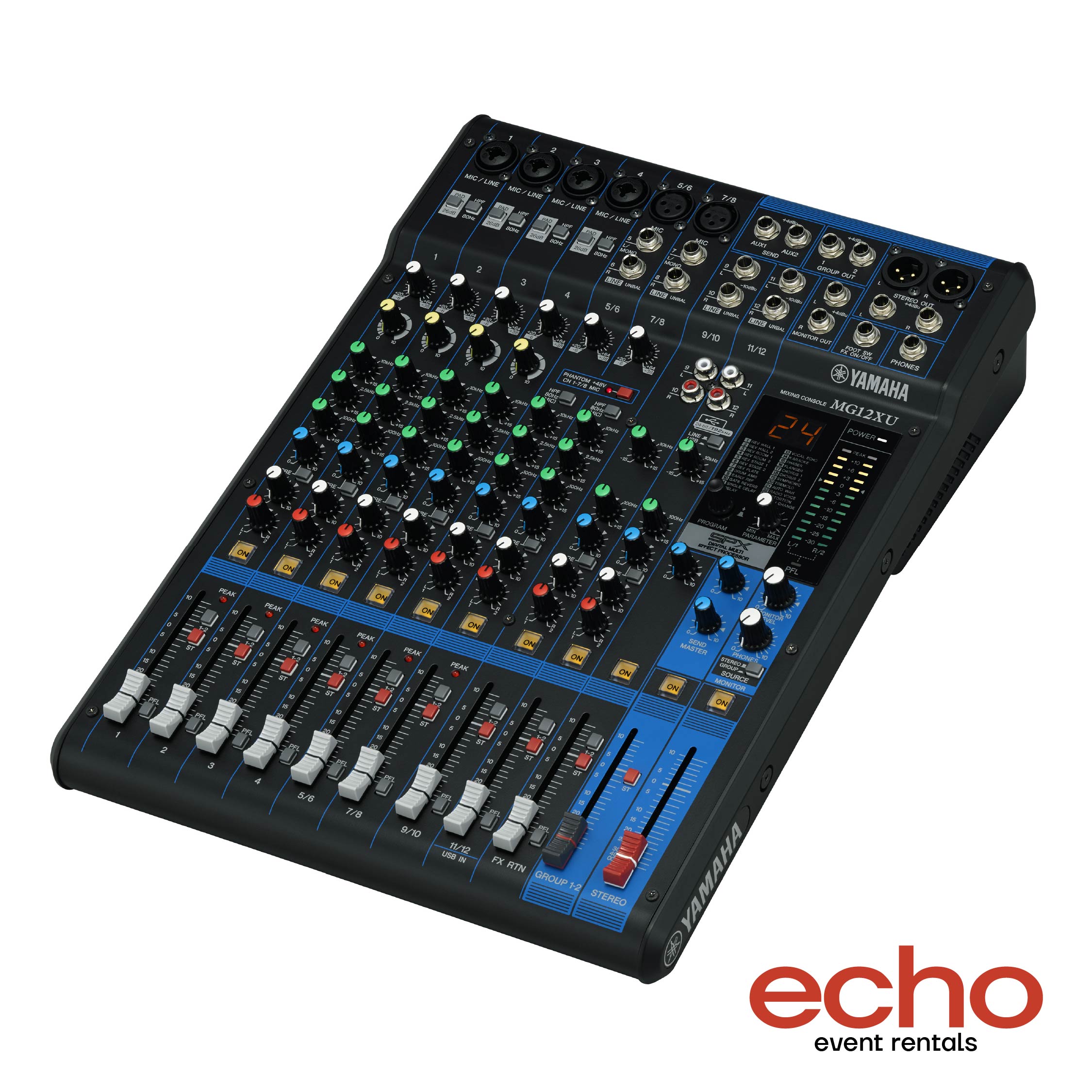 Yamaha MG12XU 12-Input 4-Bus Mixer with Effects