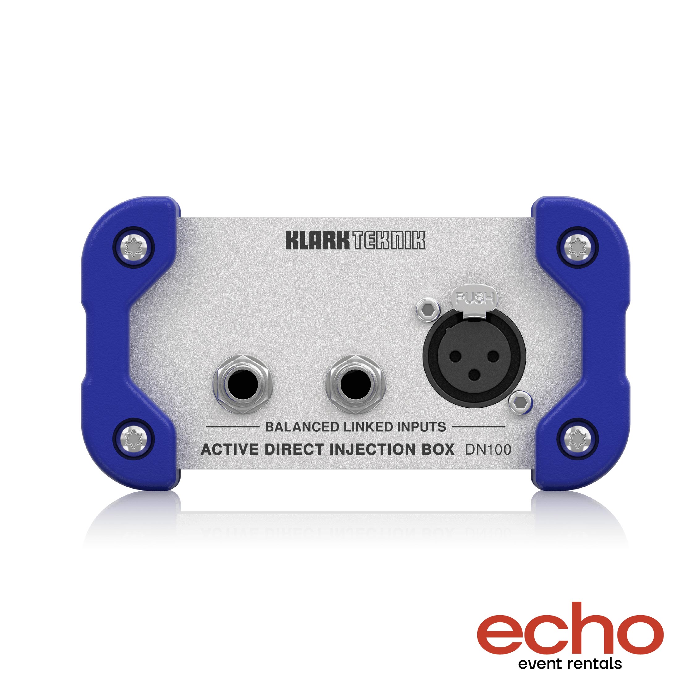 Klark Teknik DN100 V2 Active DI Box Rental Dubai, professional DI box hire Dubai