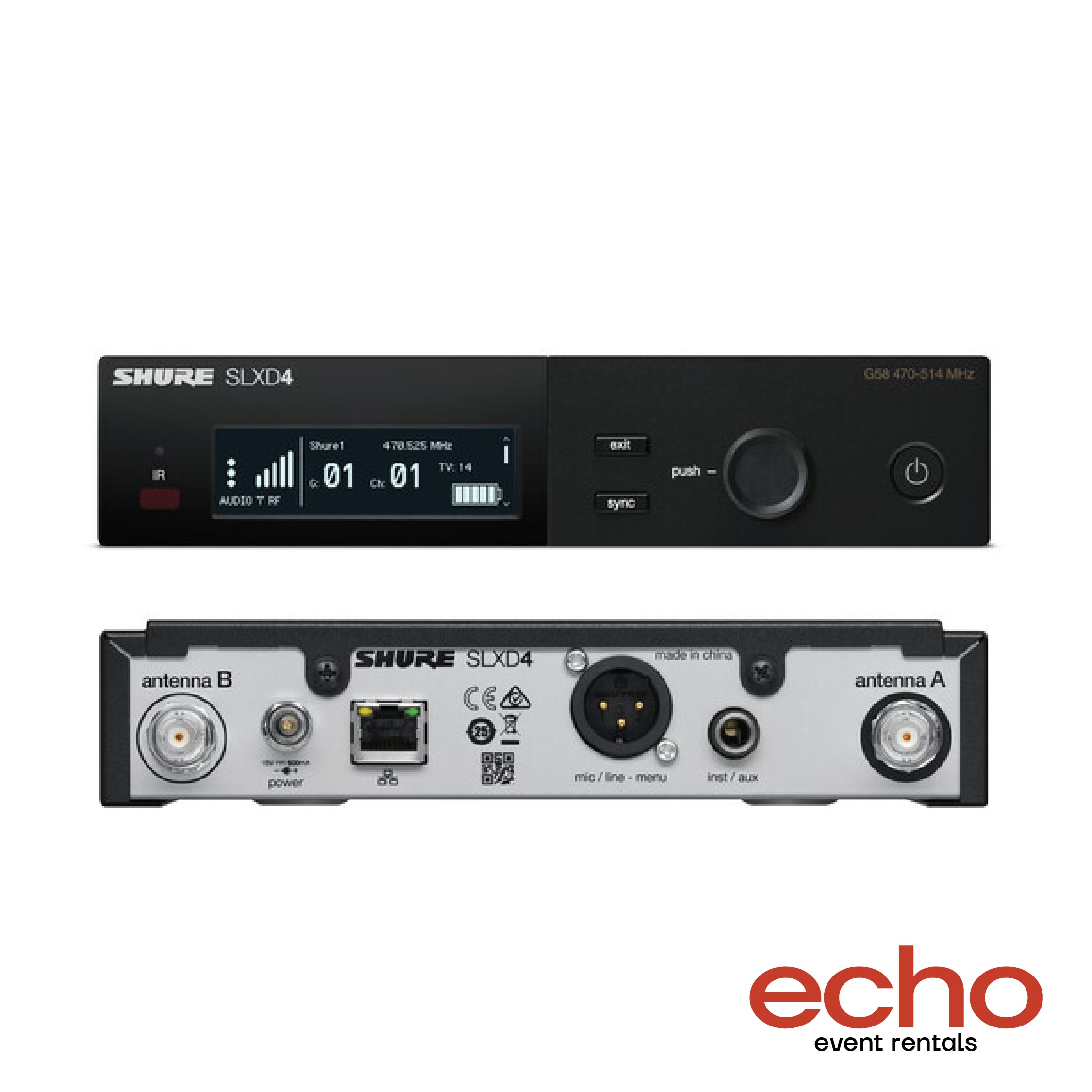 Shure SLXD24 SM58 Wireless Microphone Rental Dubai, wireless mic hire Dubai