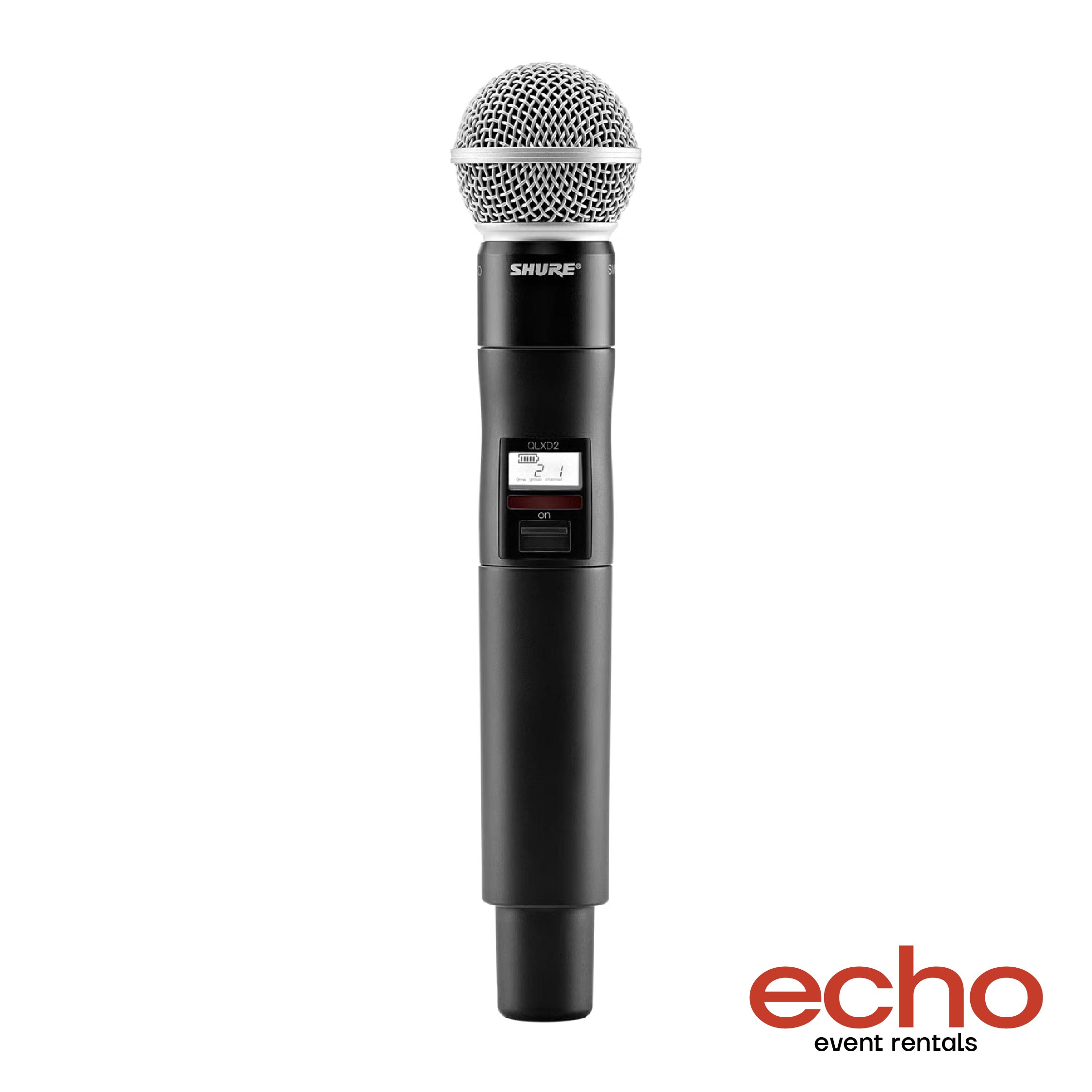 Shure QLXD24 SM58 Wireless Microphone Rental Dubai, wireless mic hire Dubai