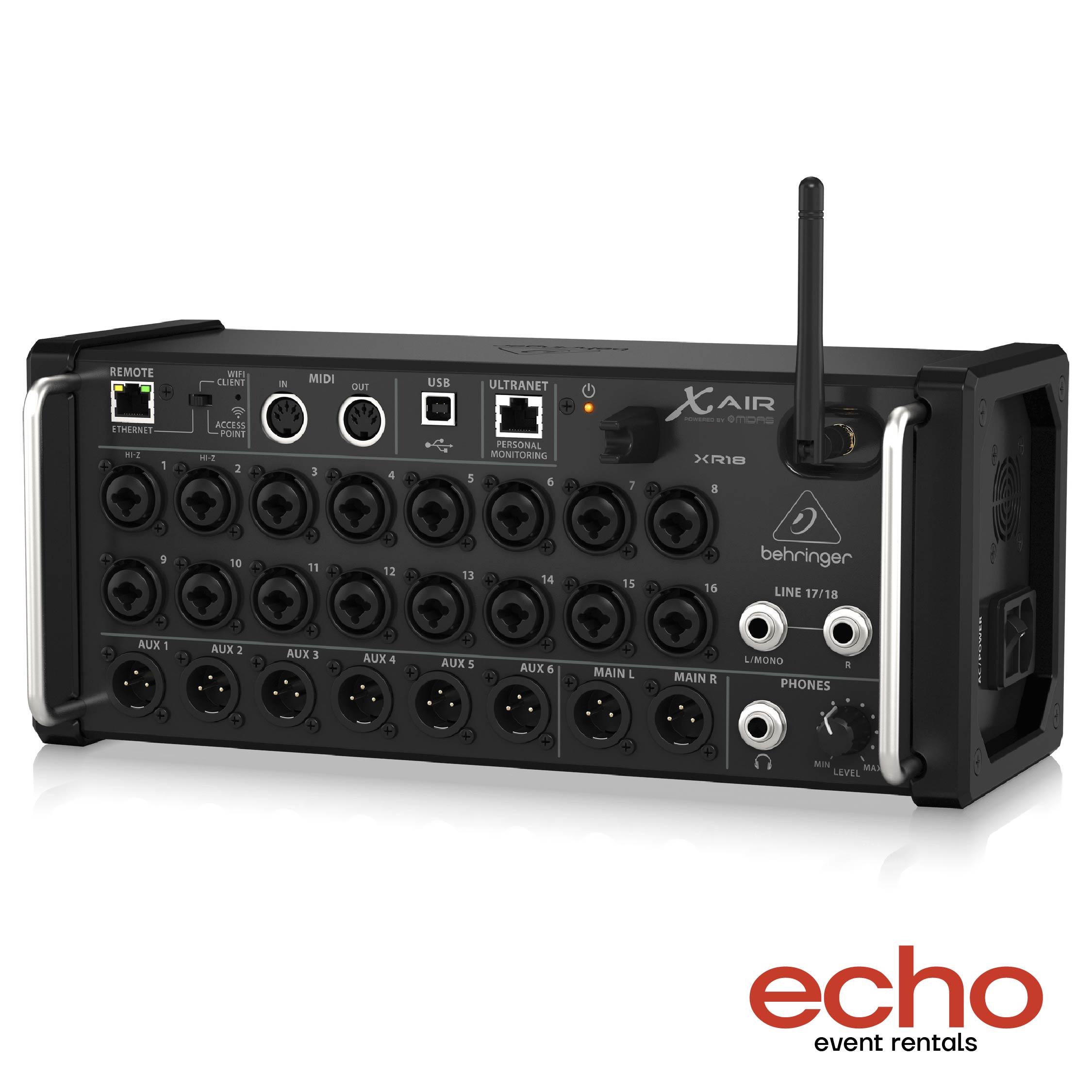 Behringer X Air XR18 Digital Mixer for Rent in Dubai