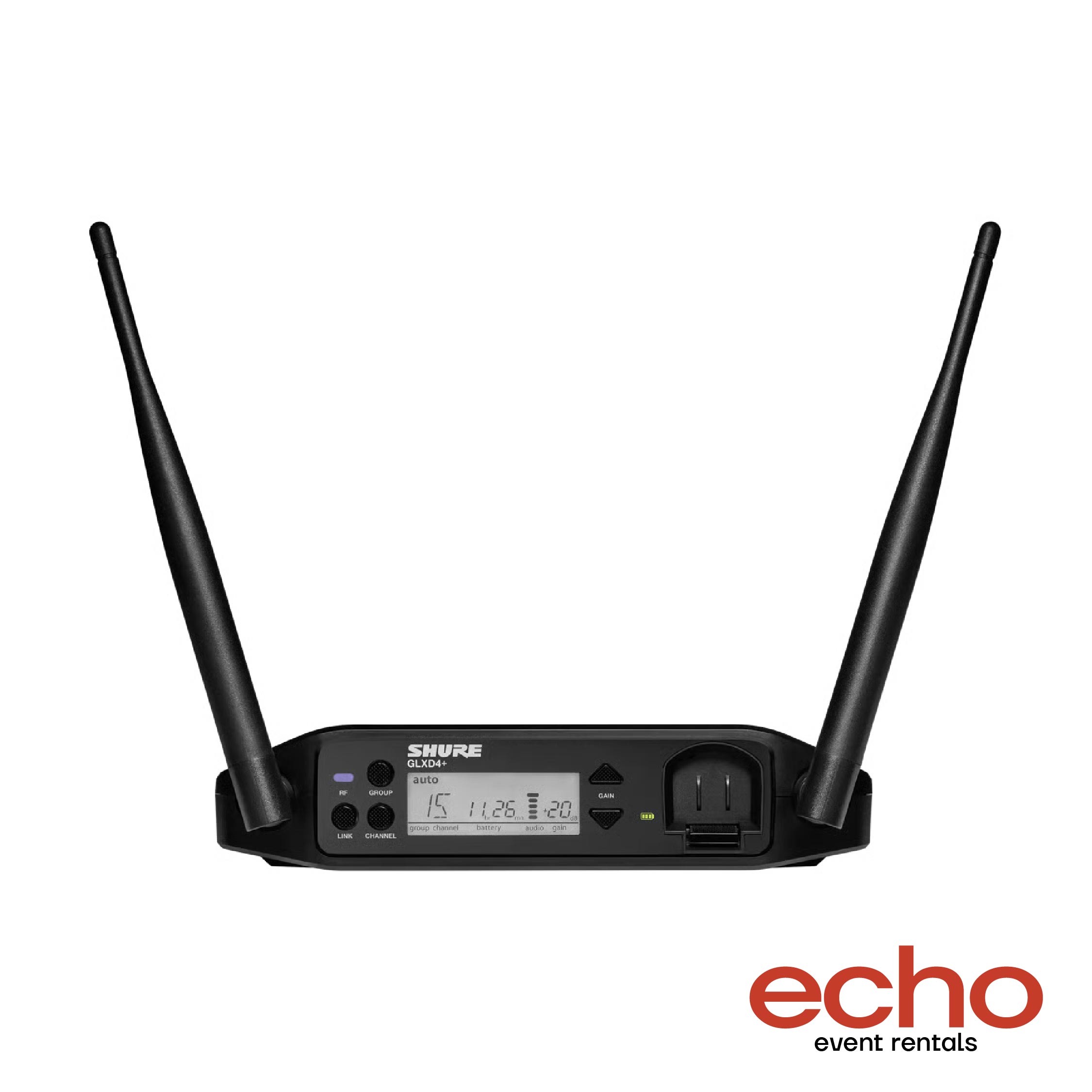 Shure GLXD24+ SM58 Wireless Microphone Rental Dubai, wireless mic hire Dubai